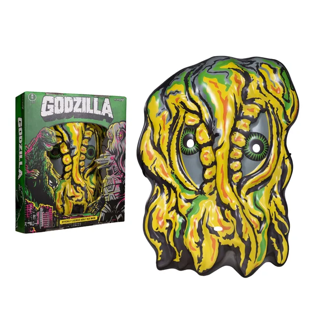 Super7 Toho Mask W1 Hedorah mască retro galbenă