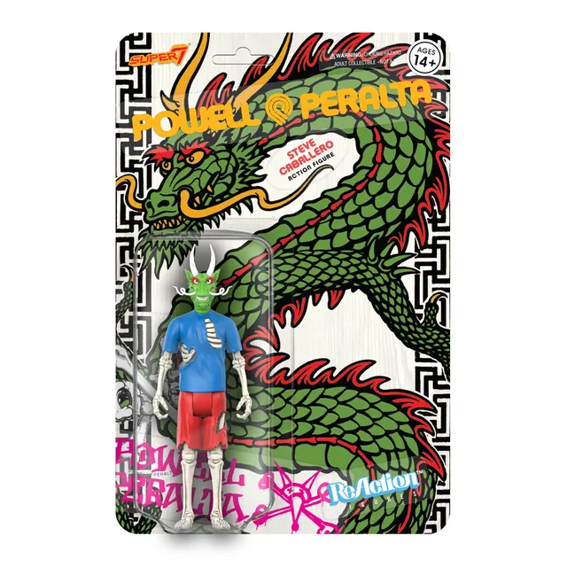 Super7 ReAction Steve Caballero figurina dragon