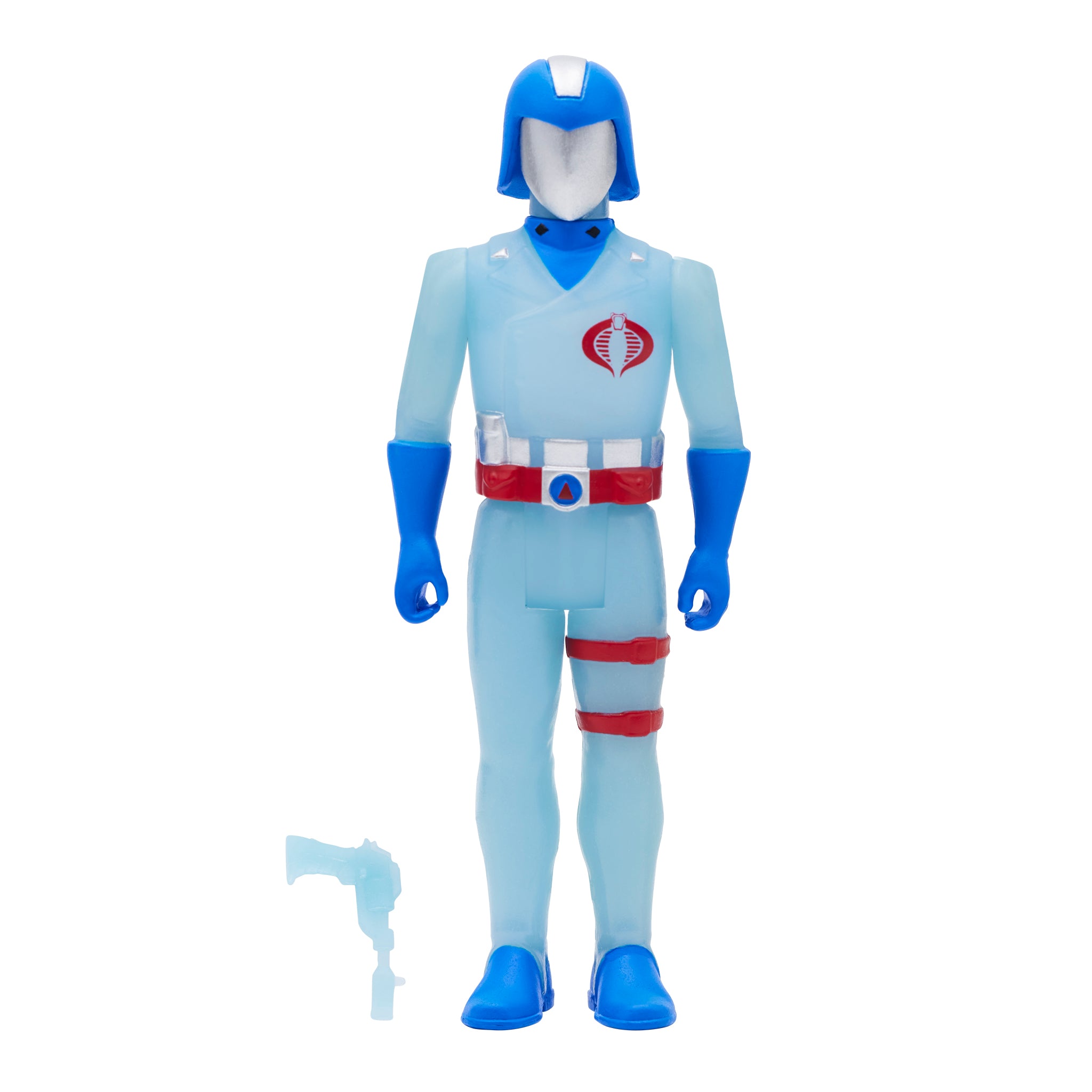 Super7 ReAction G.I. Joe Cobra Commander figurina Glow Patrol