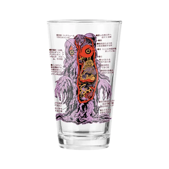 Super7 Toho Anatomical Hedorah pahar 473 ml sticla