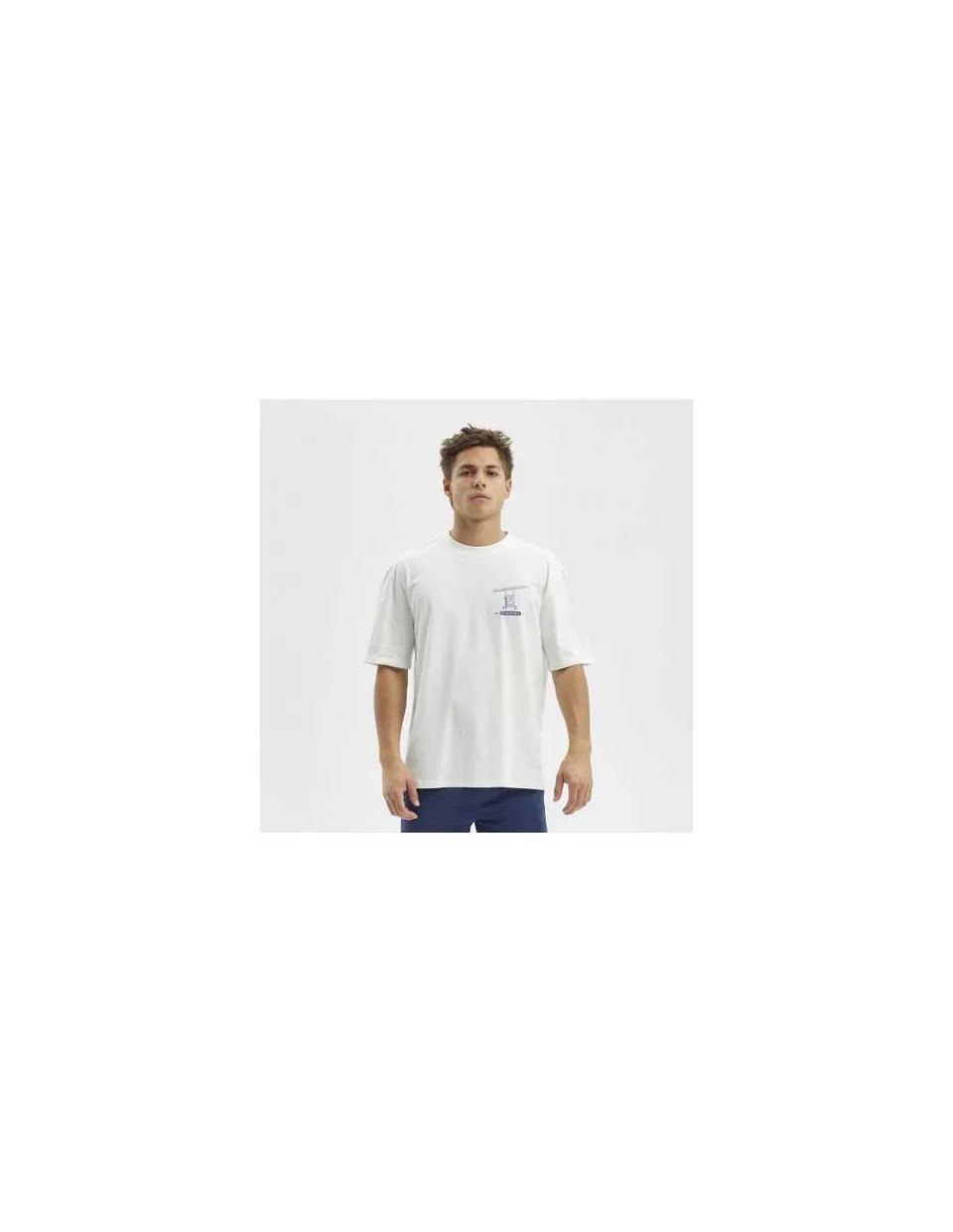 Hydroponic Sb Surf White tricou alb bumbac