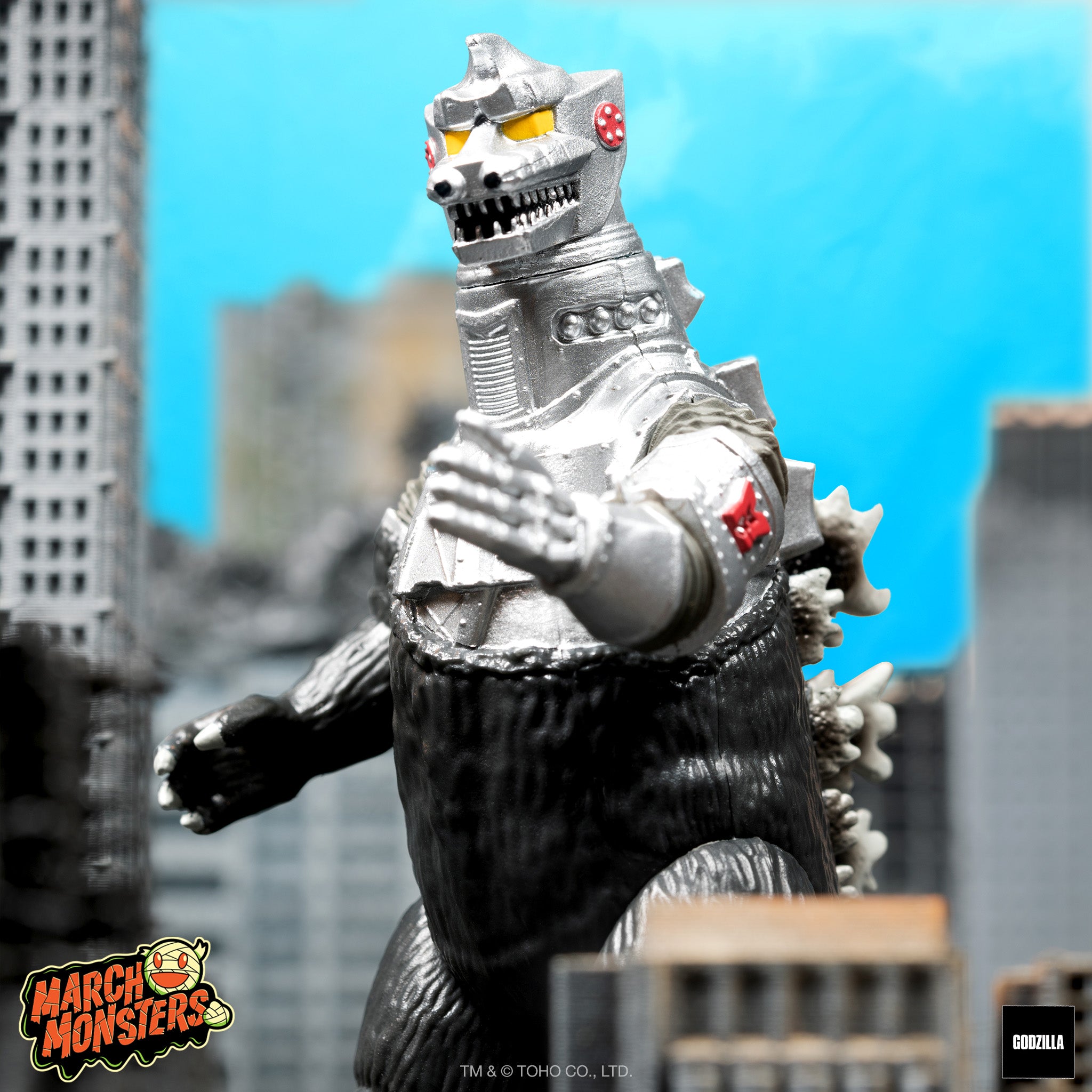 Super7 Toho ReAction figurina Mechagodzilla semi-transform