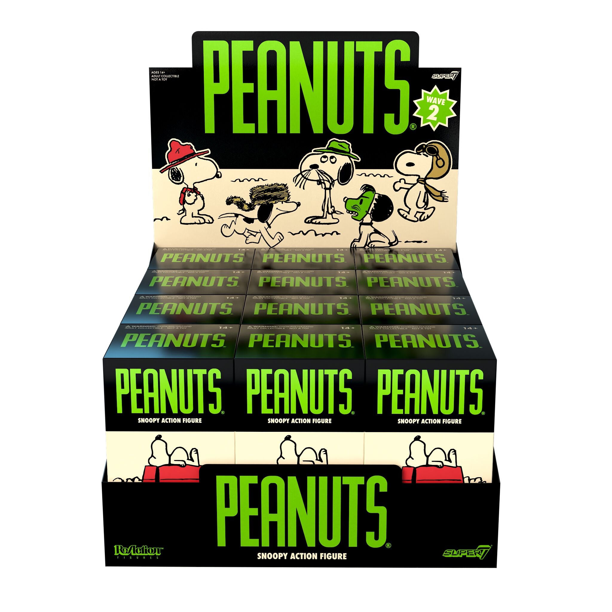 Super7 Peanuts Blind Box Snoopy figurina surpriza seria 2