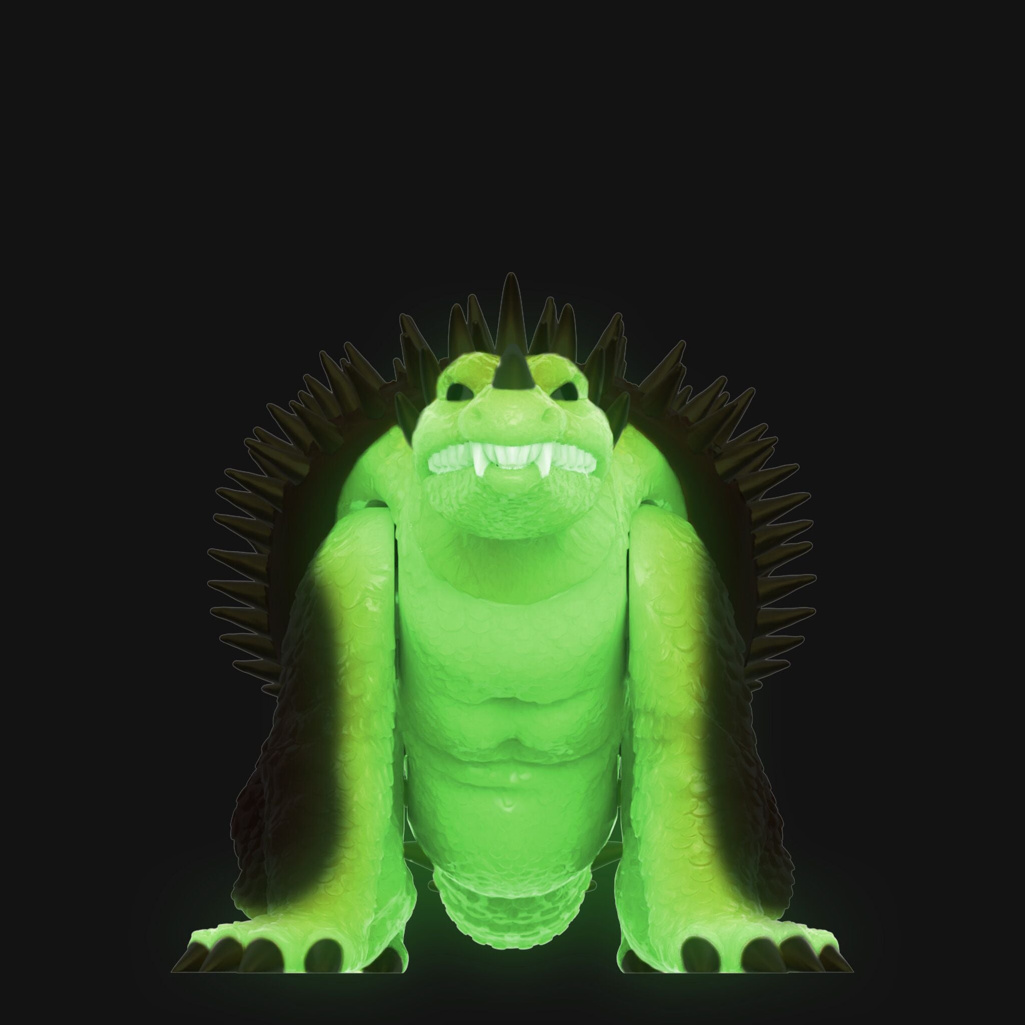 Super7 Toho Anguirus figurina glow 3.75 inch