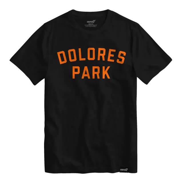 Super7 Dolores Park tricou negru portocaliu bumbac
