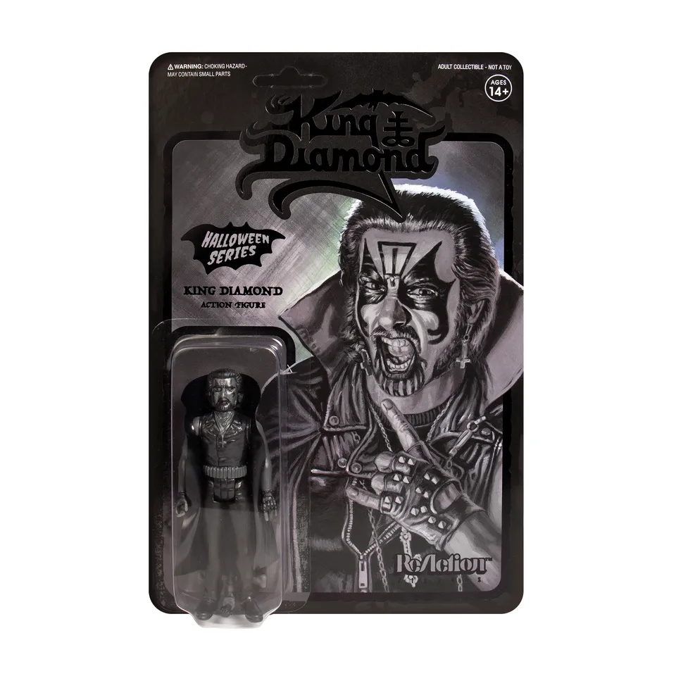 Super7 King Diamond ReAction figurina negru