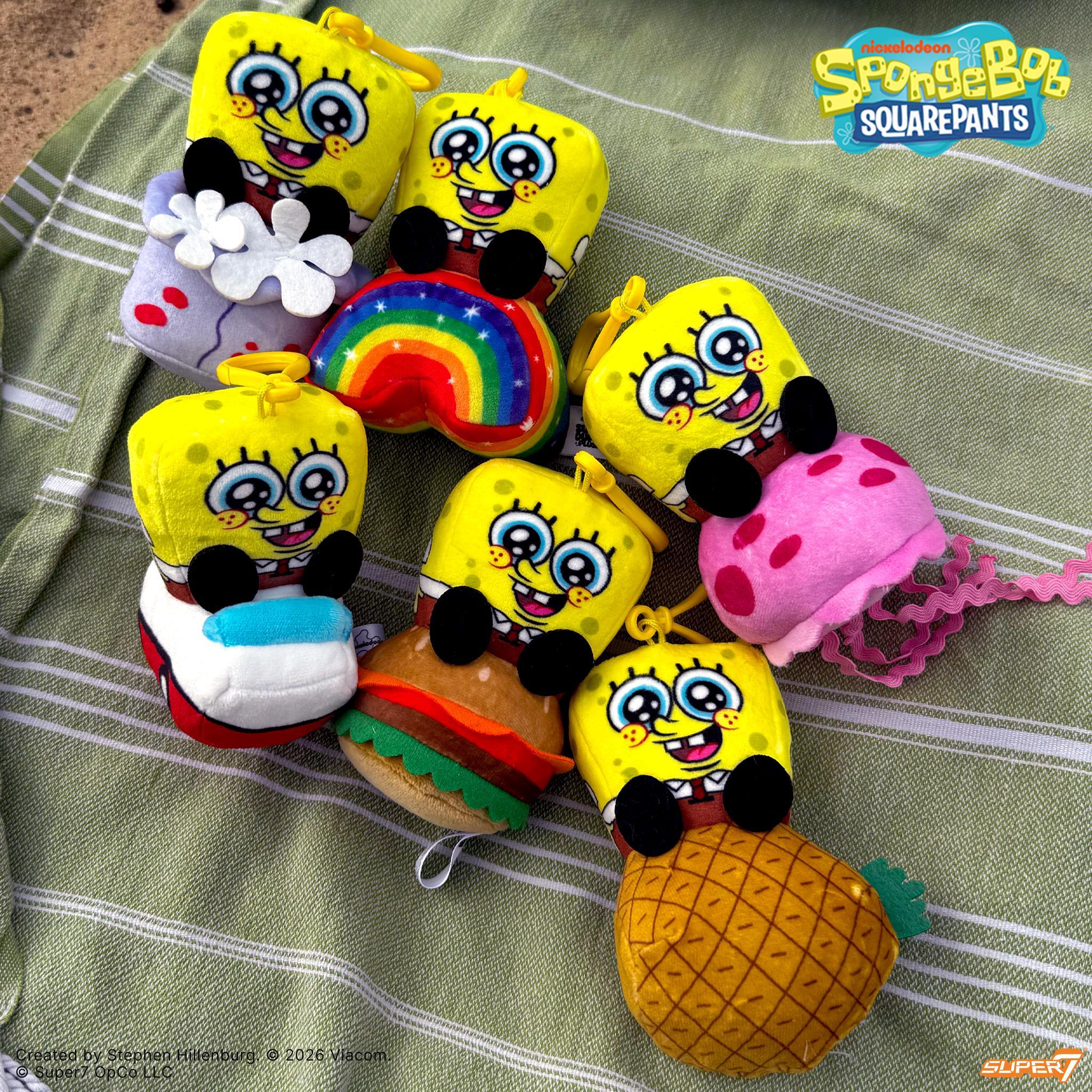 Super7 SpongeBob breloc plus set 12 buc surpriza