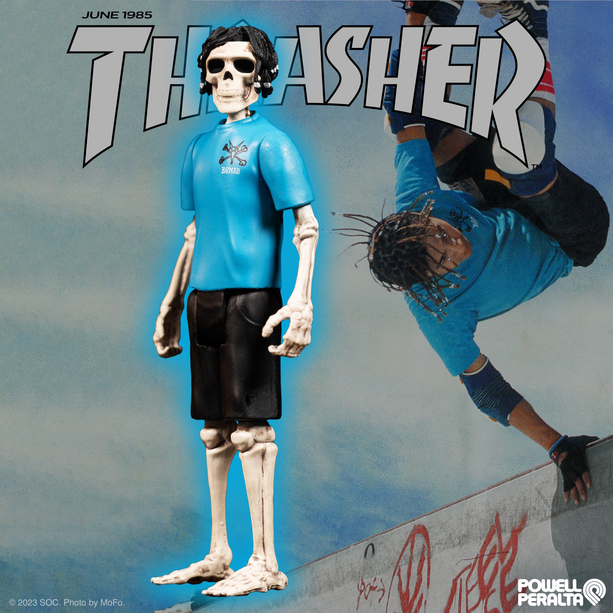 Super7 ReAction Steve Caballero figurina 9,5 cm Thrasher