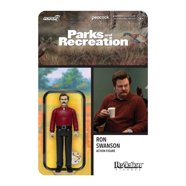 Super7 Parks and Recreation Ron Swanson figurina 9,5cm