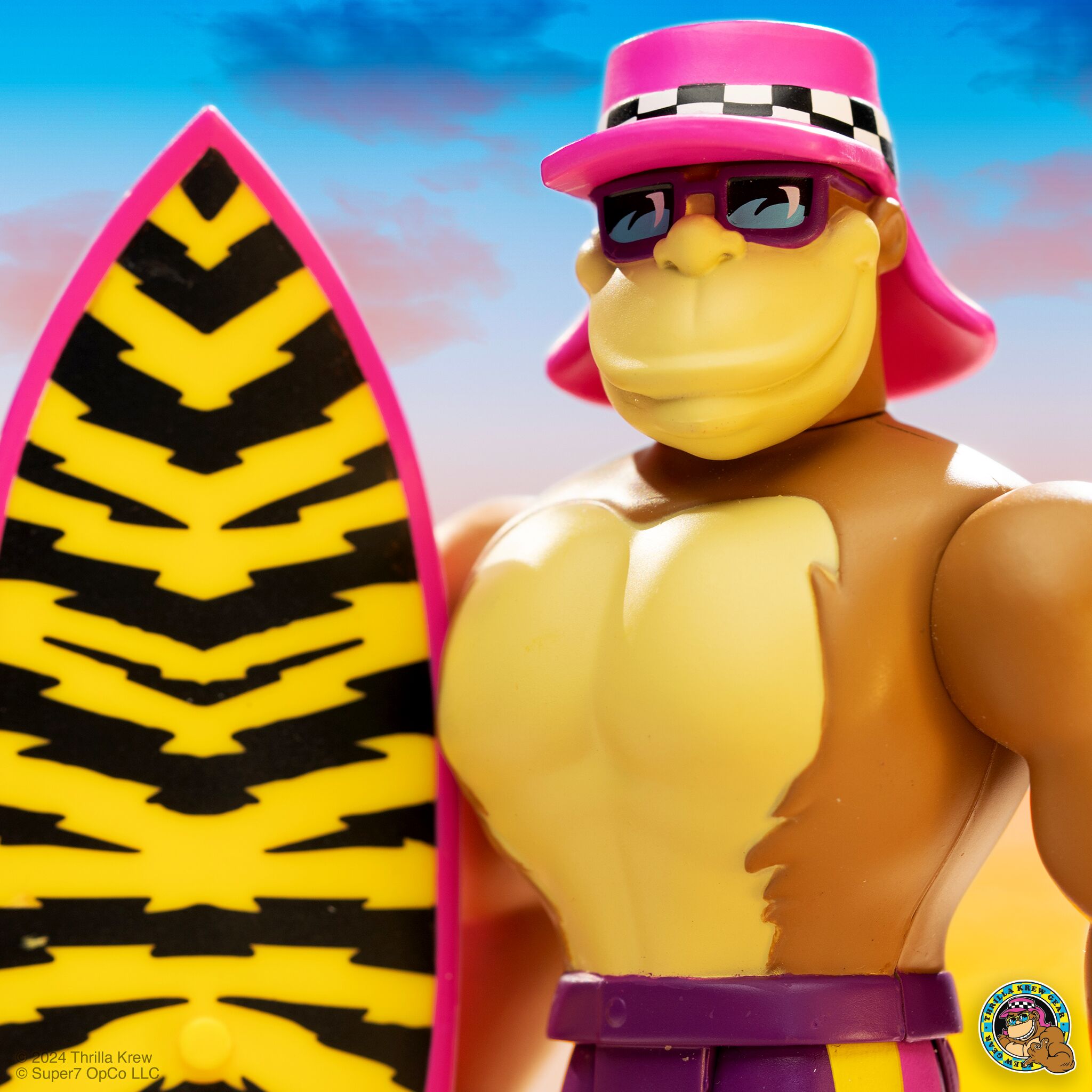 Super7 Thrilla Krew Wave 02 figurina Thrilla Gorilla mov