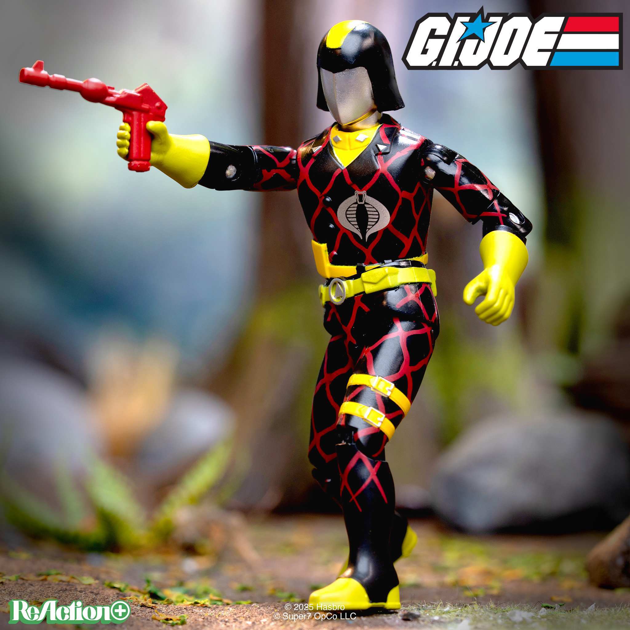 Super7 G.I. Joe ReAction+ Cobra Commander Python Patrol figura