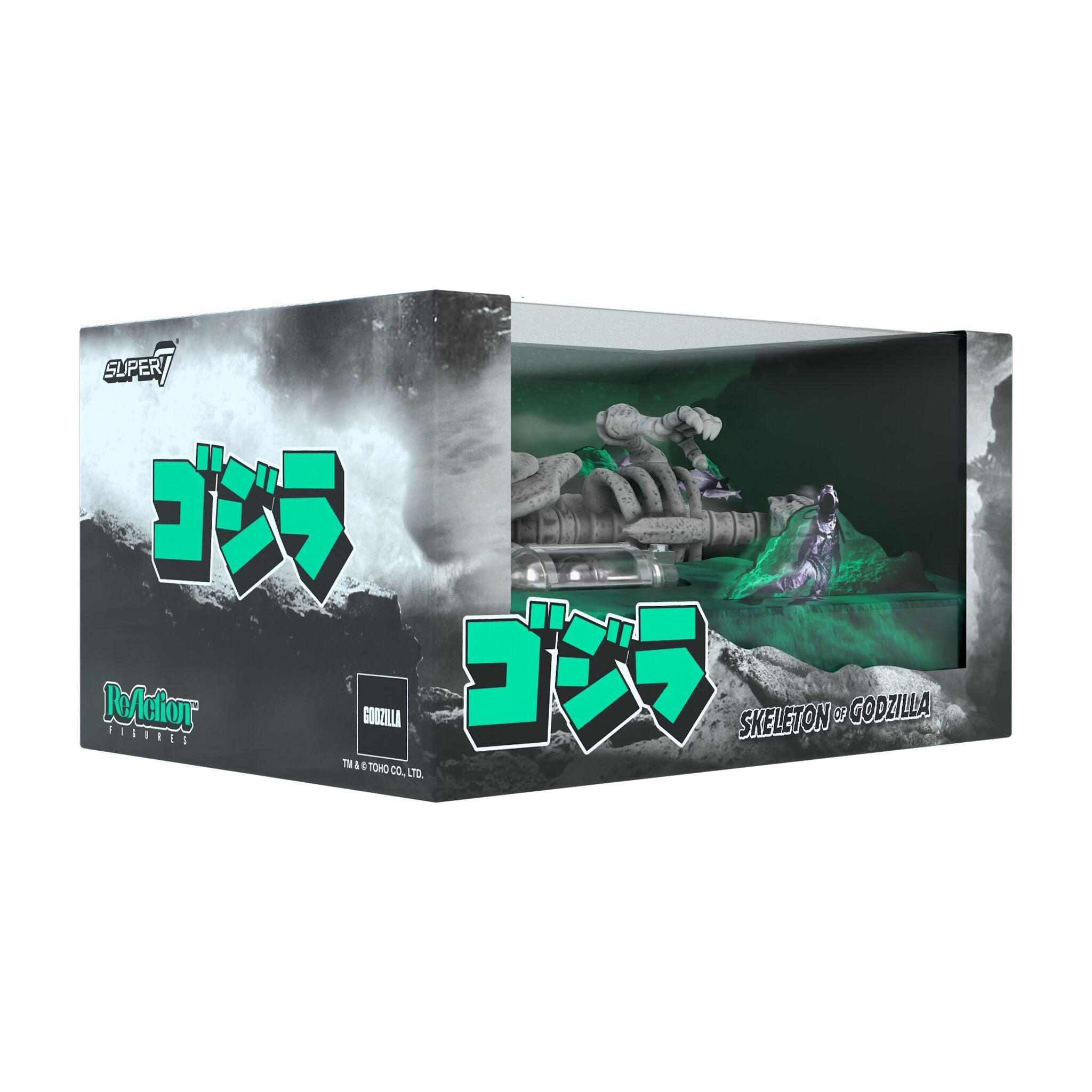 Super7 ReAction Godzilla Skeleton figurina schelet