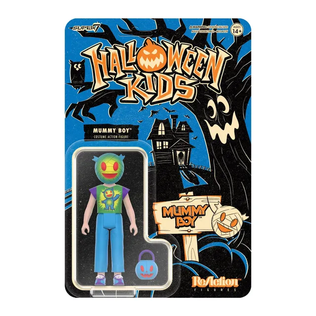 Super7 ReAction Mummy Boy figurina Halloween 9.5 cm