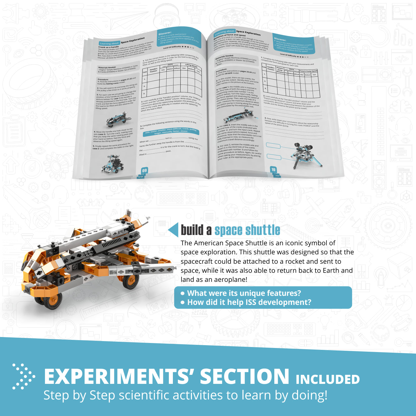 Engino Discovering STEM Astronomy set constructie spatiu 6 modele