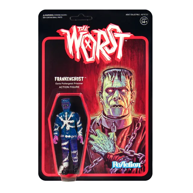 Super7 The Worst Frankenghost figurina Color 2 gri fumuriu