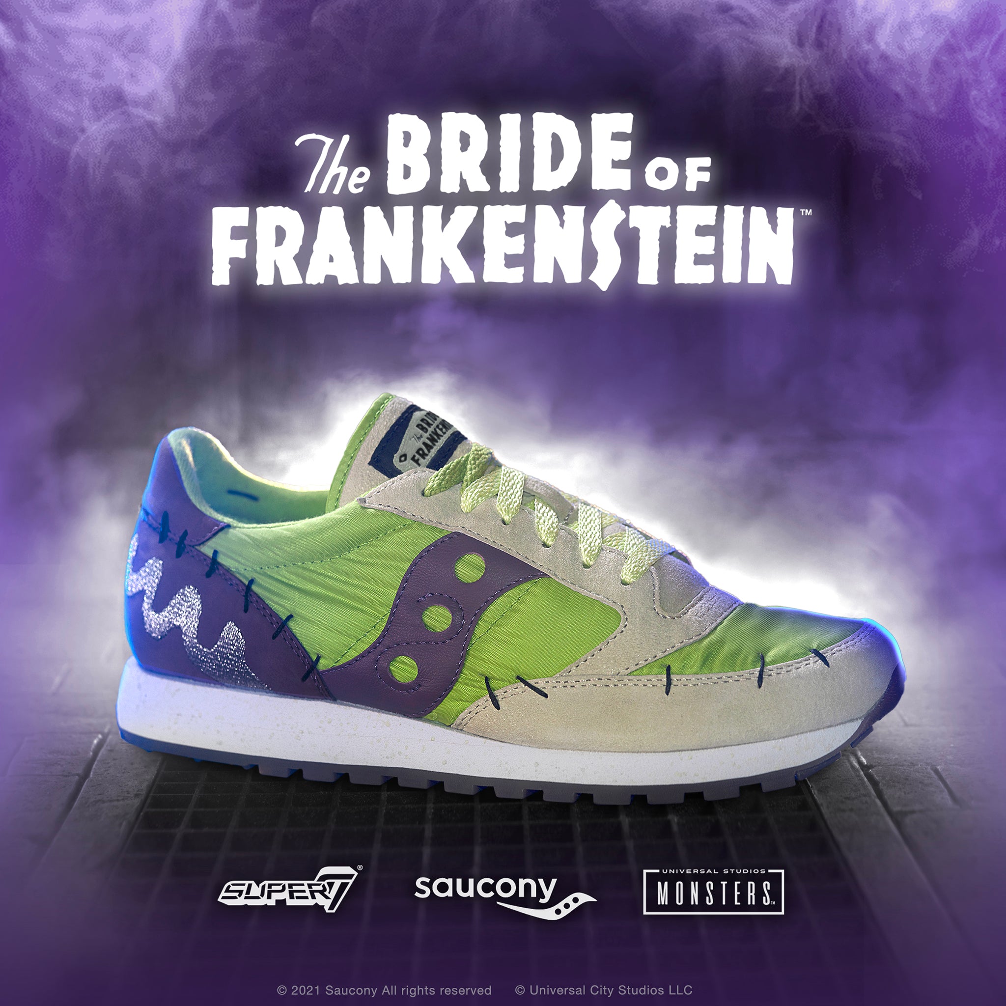 Super7 Saucony Jazz Bride of Frankenstein pantofi sport