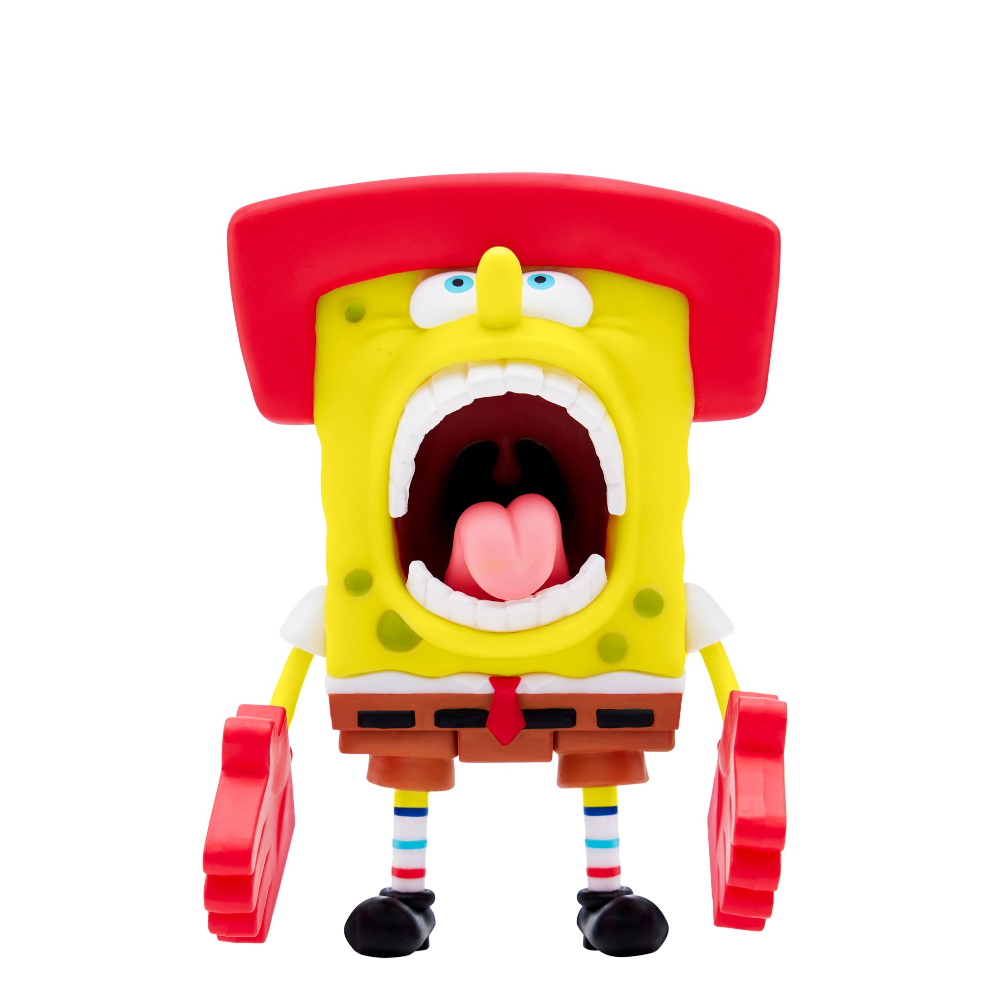 Super7 ReAction Kah-Rah-Tay SpongeBob figurina 9,5 cm casca