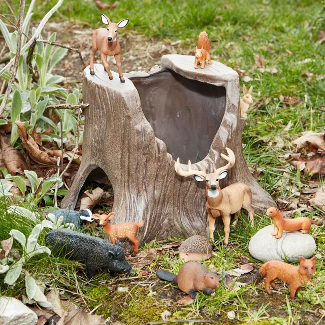 Yellow Door Large Play Tree Stump buturuga joaca exterior