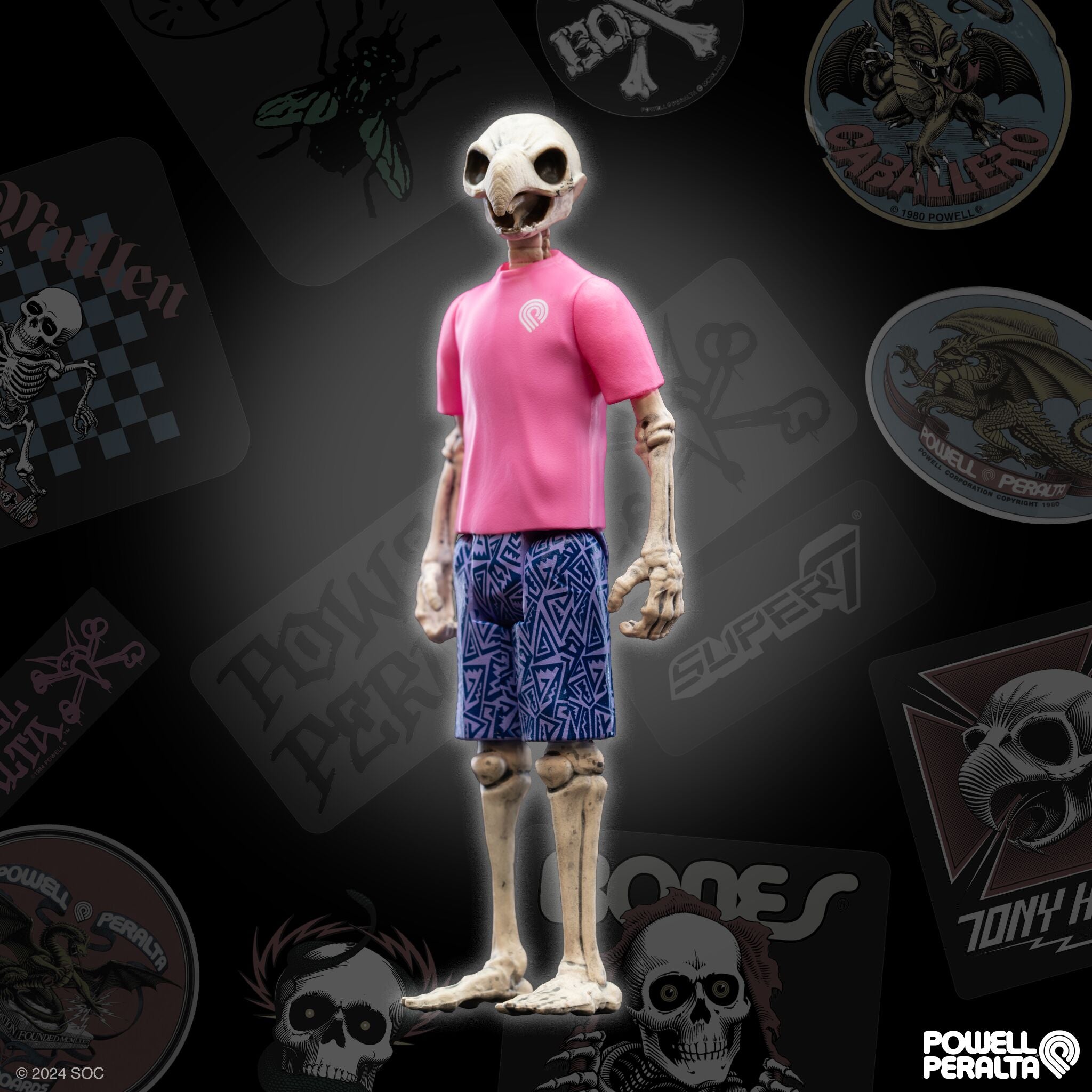 Super7 ReAction Tony Hawk figurina 9.5 cm Trashmore