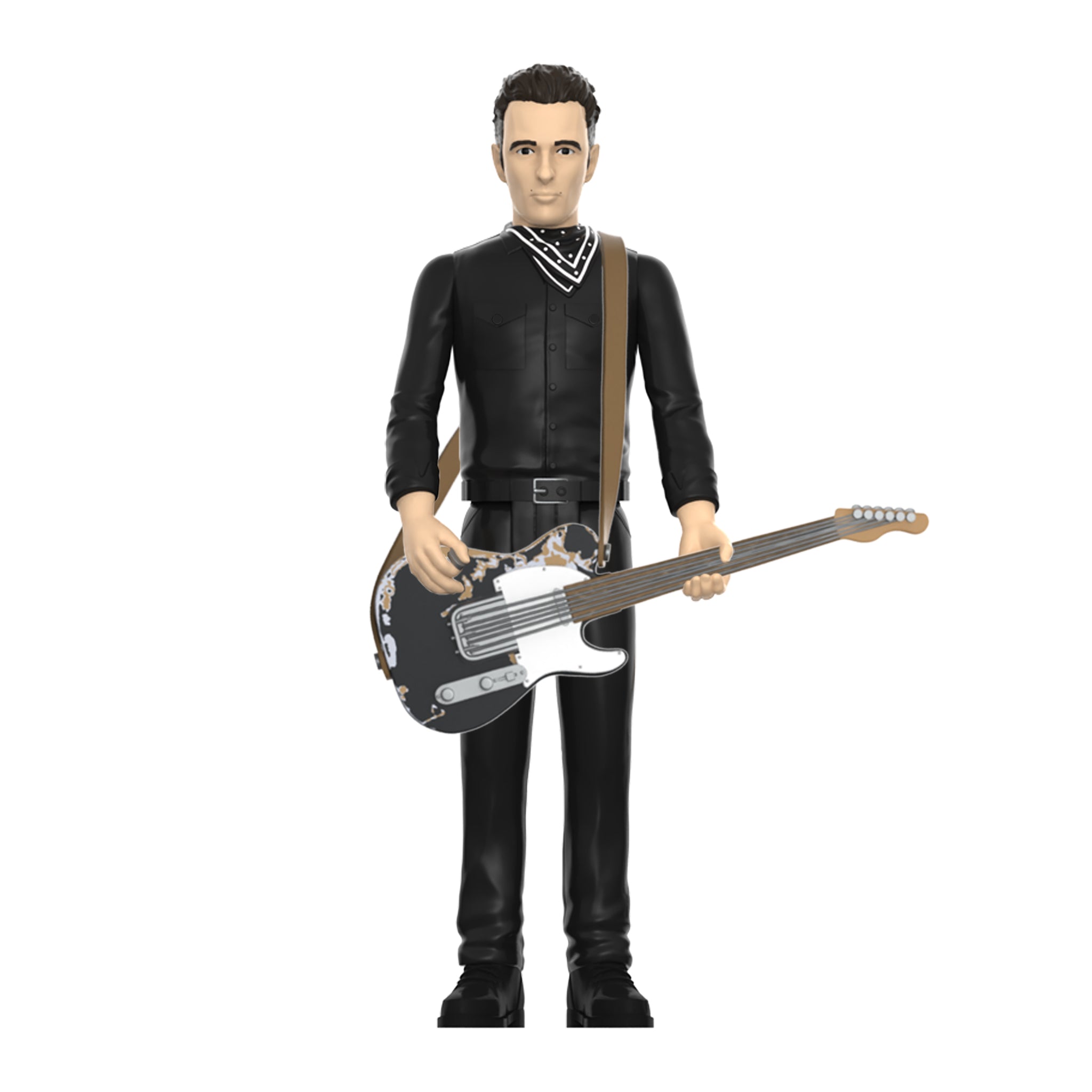 Super7 ReAction Joe Strummer figurina 9,5 cm chitara
