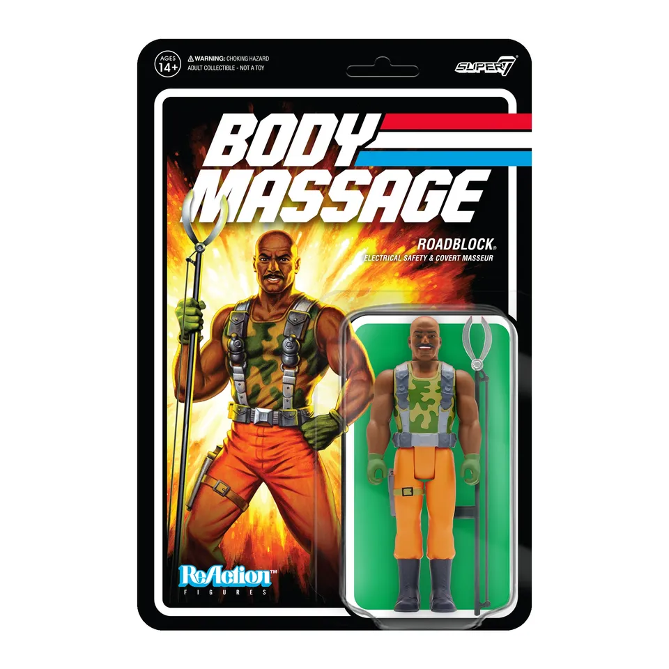 Super7 G.I. Joe Wave 3 Roadblock figurina PSA 9,5 cm
