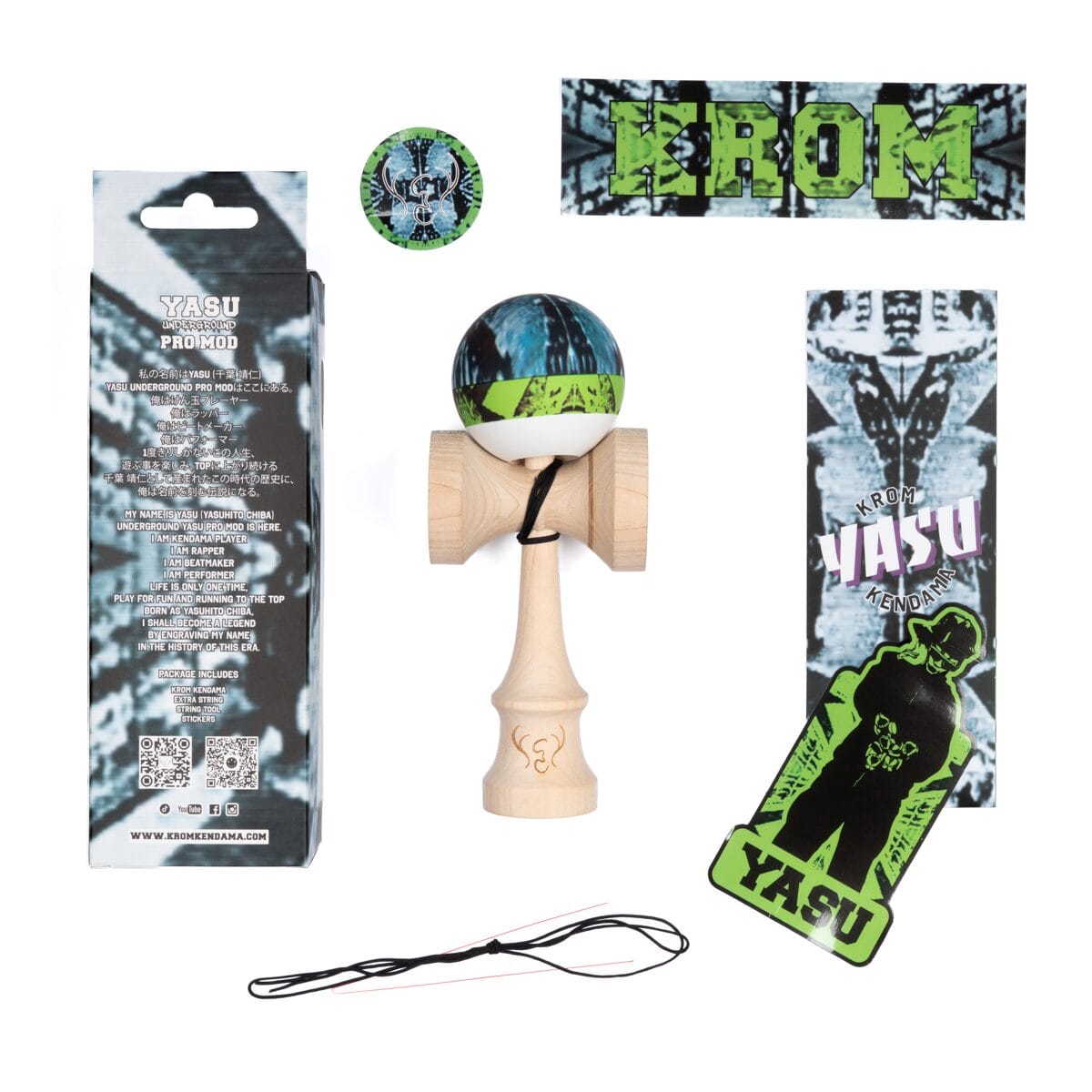 Krom Yasu Pro Mod kendama Kanade 62 mm