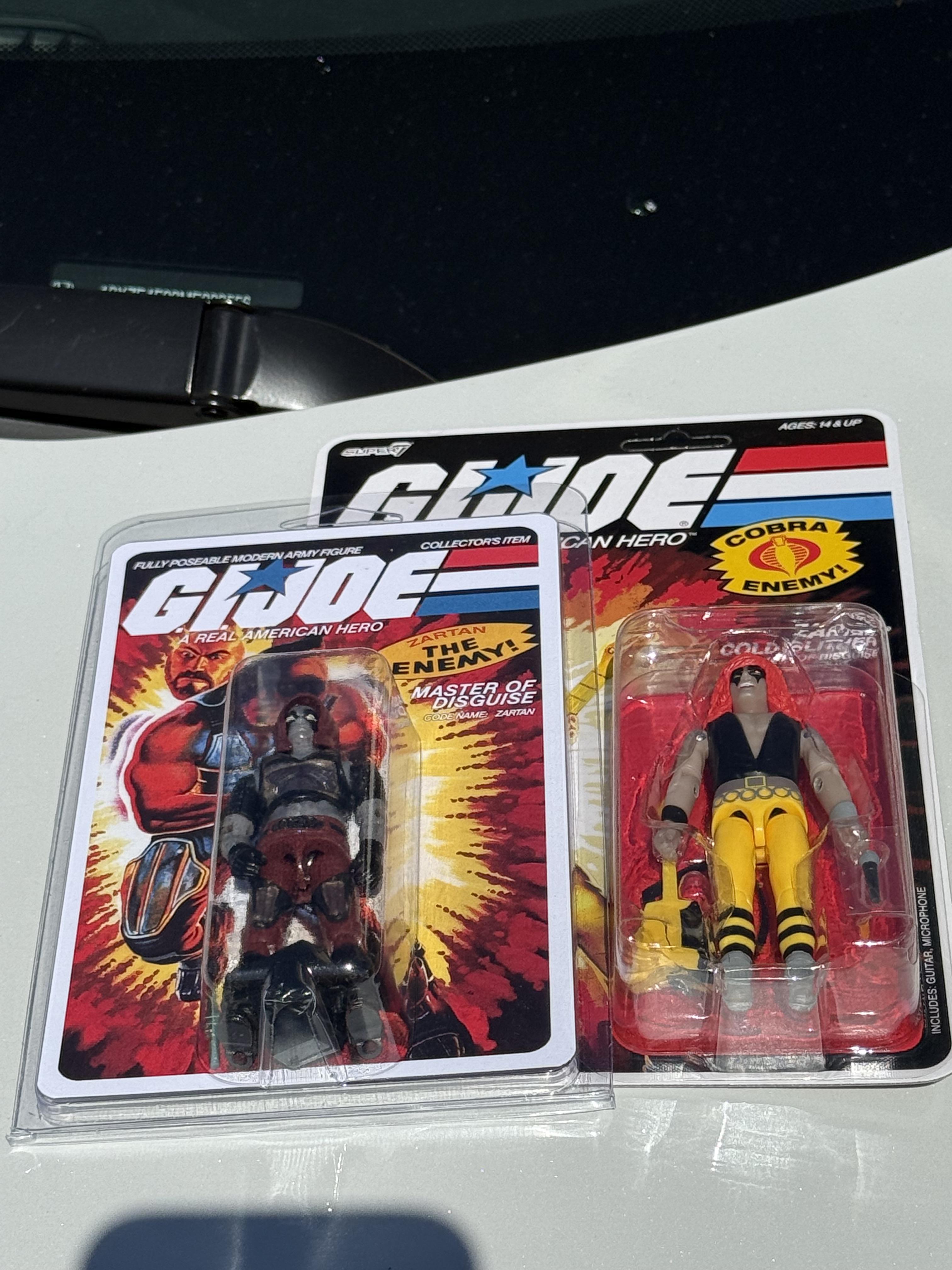 Super7 G.I. Joe Wild Bill Cartoon figurina 9,5 cm rucsac