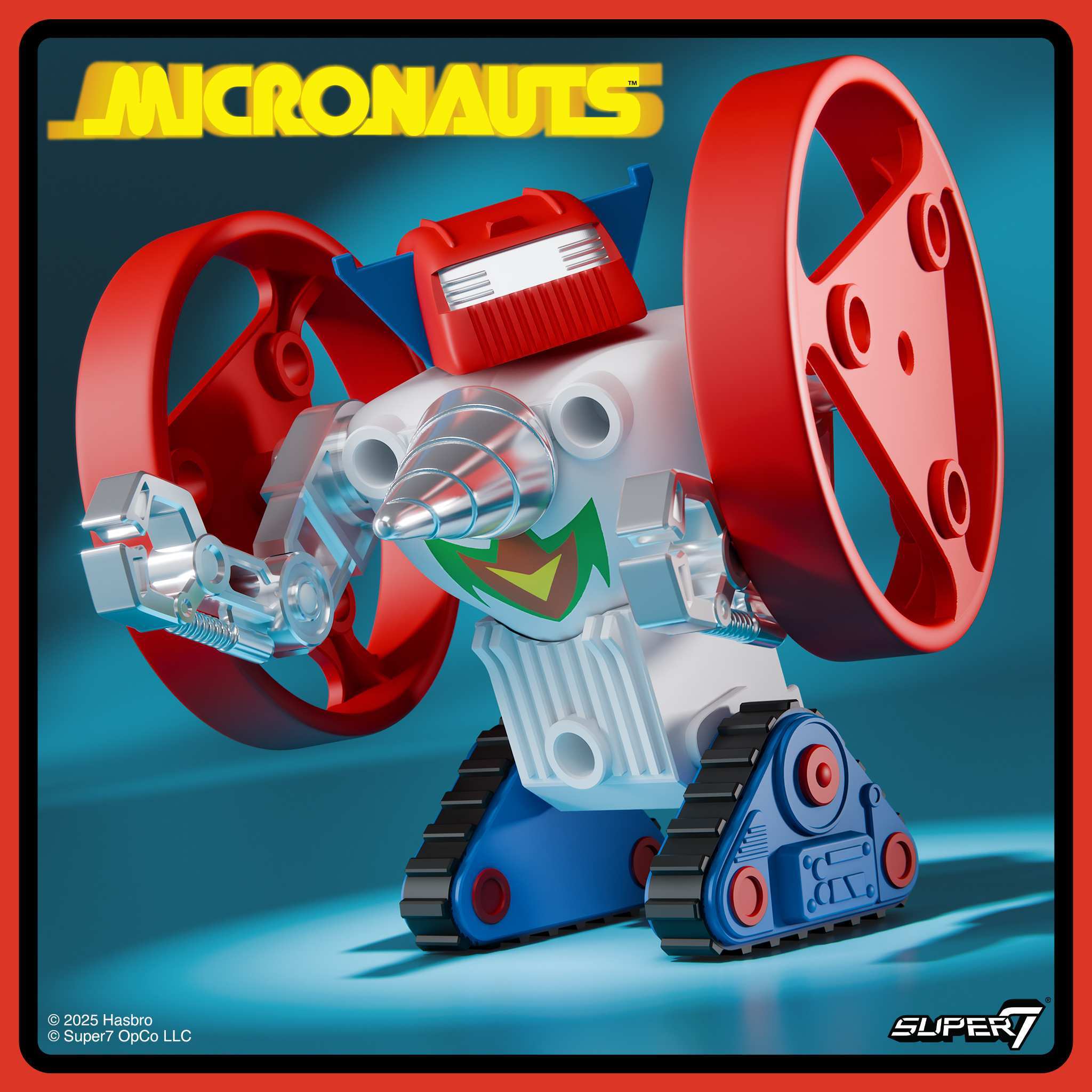 Super7 ReAction+ Micronauts Microtron Wave 02 figurina robot