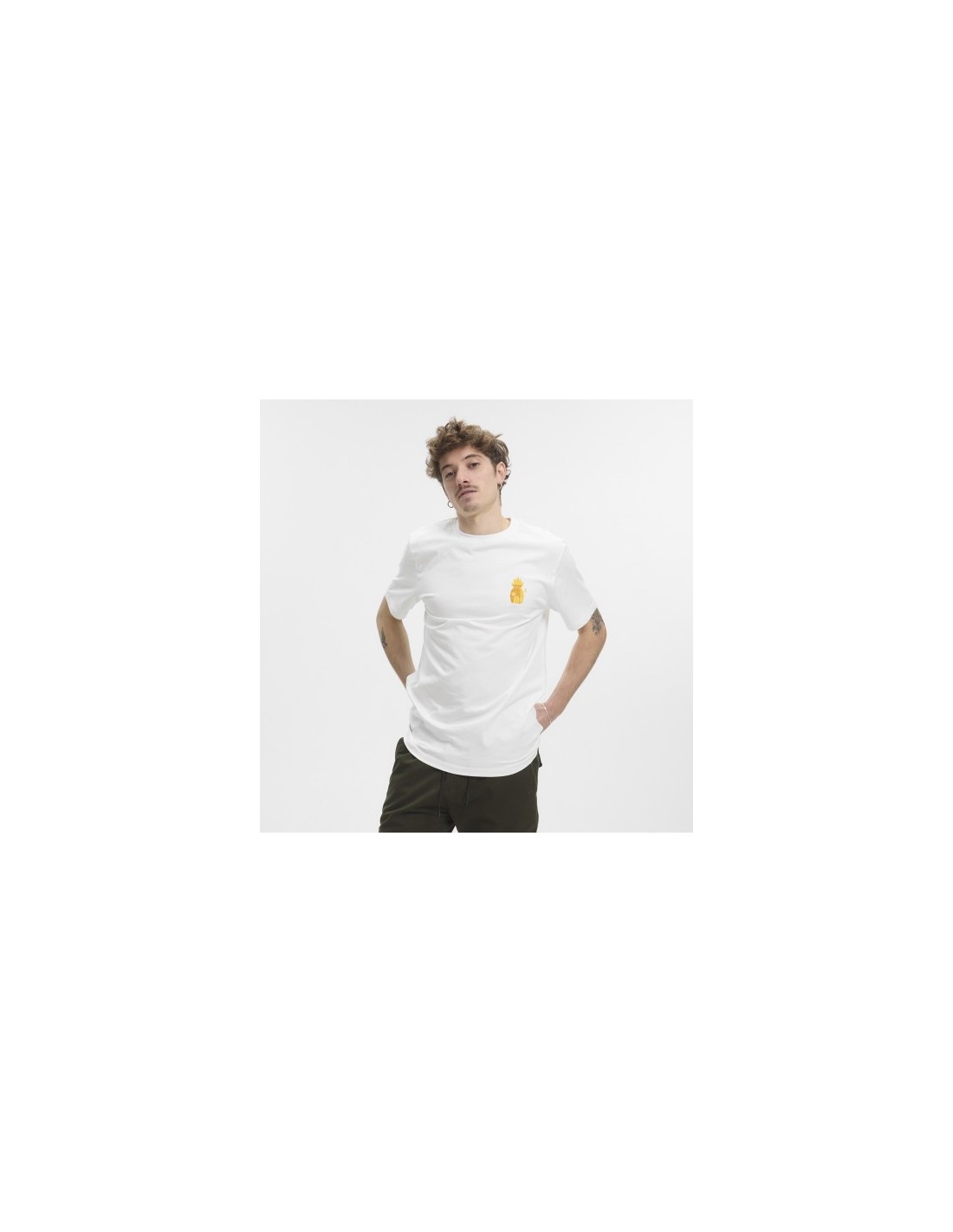 Hydroponic SpongeBob Luau tricou alb bumbac