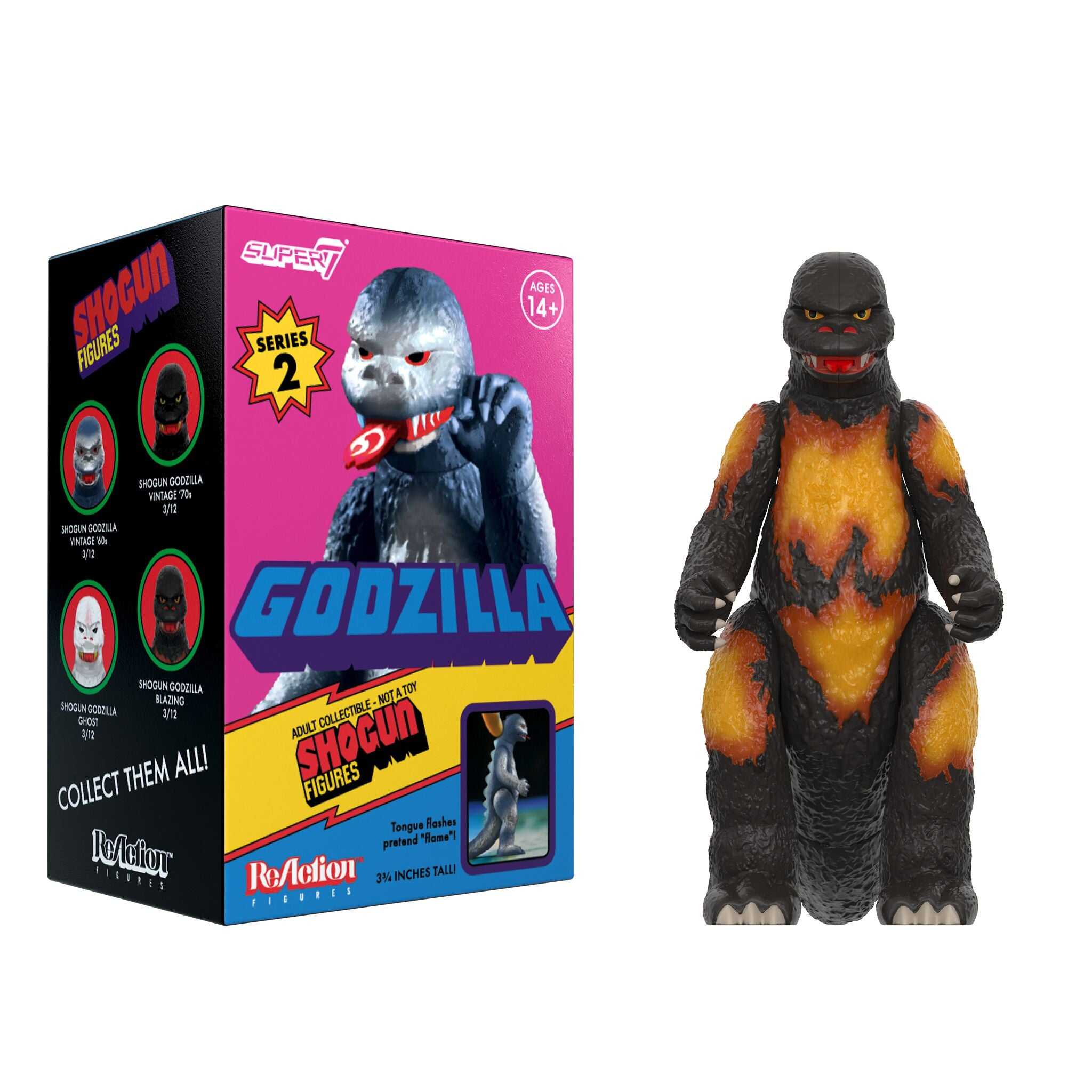 Super7 Toho Shogun V2 set 12 figurine blind box vintage