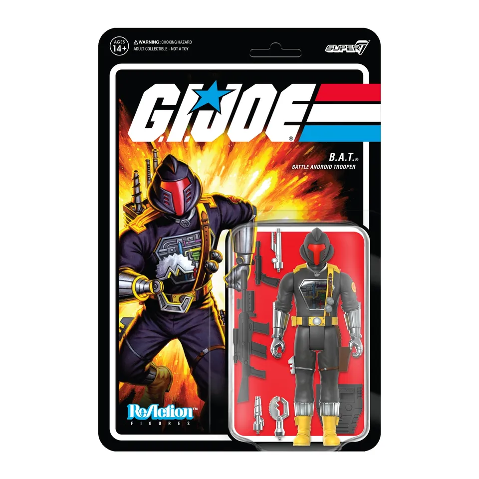 Super7 ReAction GI Joe Cobra BAT figurină 9,5 cm