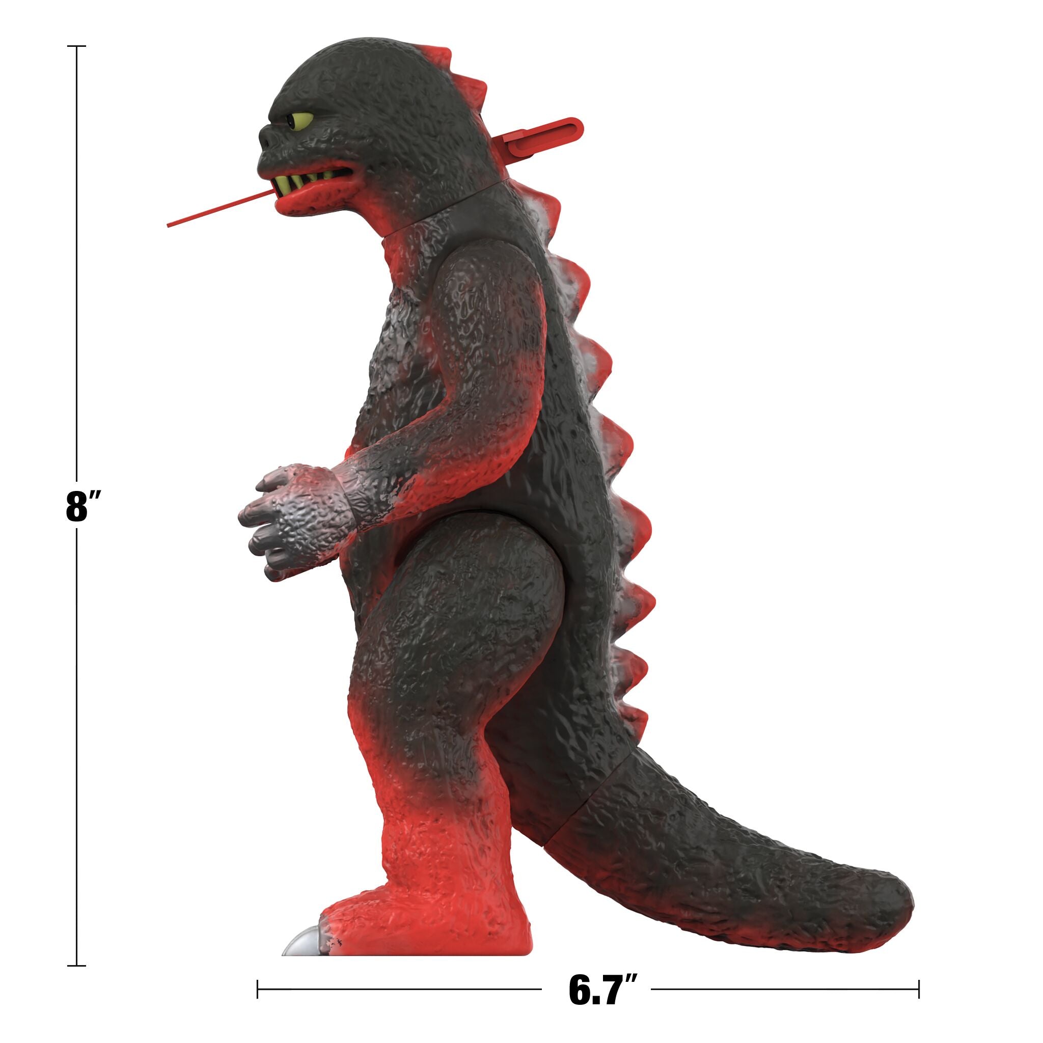 Super7 Toho Shogun Godzilla Vintage Red figurina 18 cm