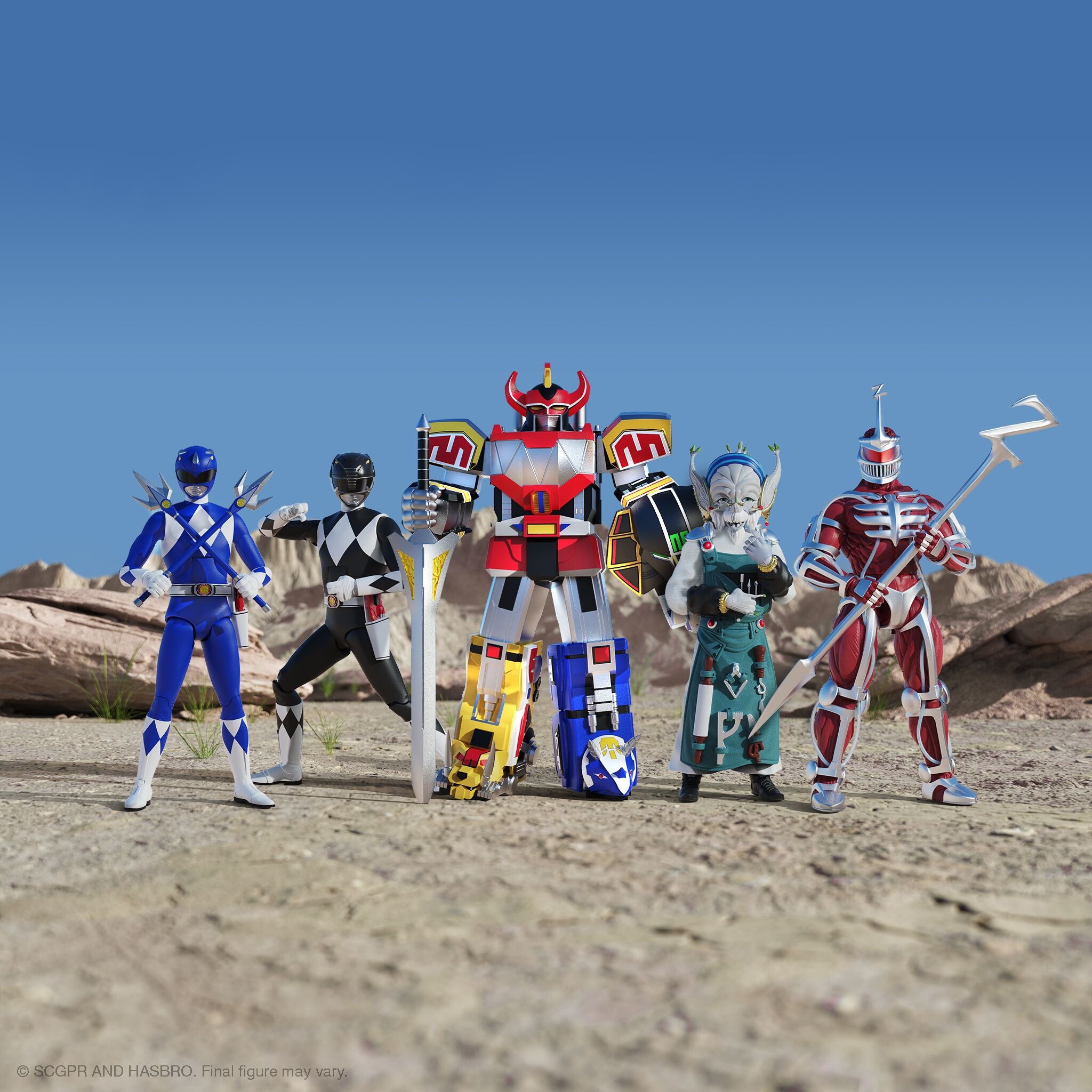 Super7 Ultimates Wave 3 Dino Megazord figurina 20 cm cu sabie