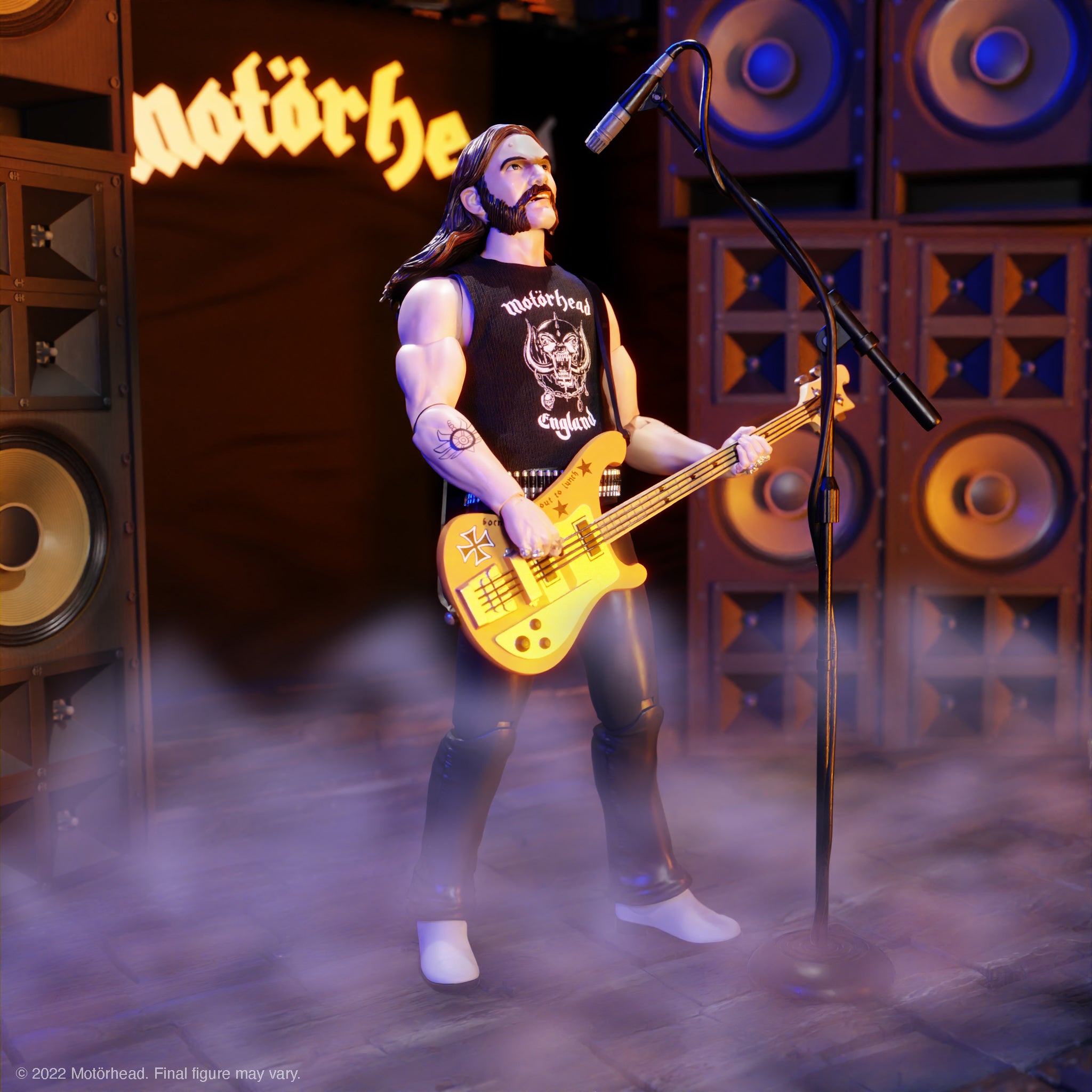 Super7 Motörhead Lemmy ULTIMATES figurină 18 cm anii 80