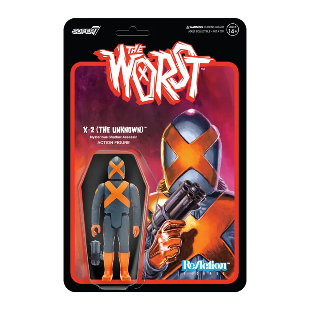Super7 The Worst X-2 Unknown figurina articulata cu blaster