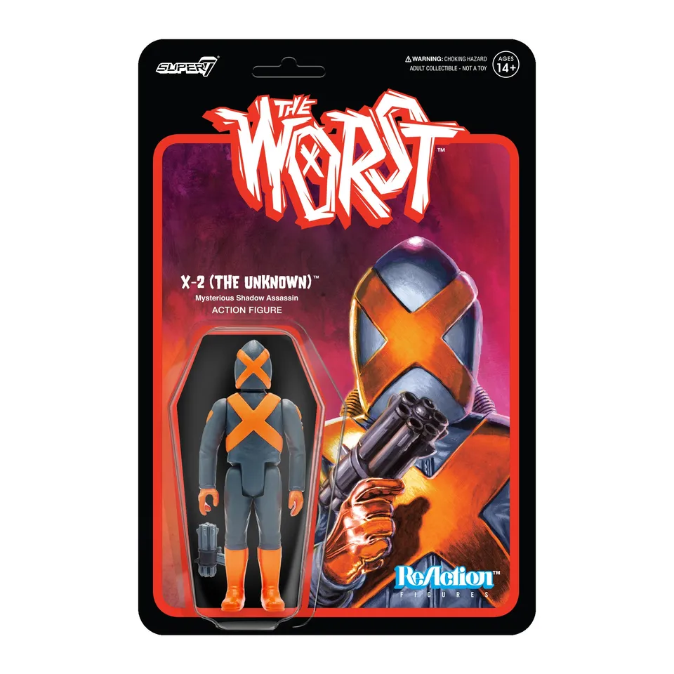 Super7 The Worst X-2 Unknown figurina articulata cu blaster