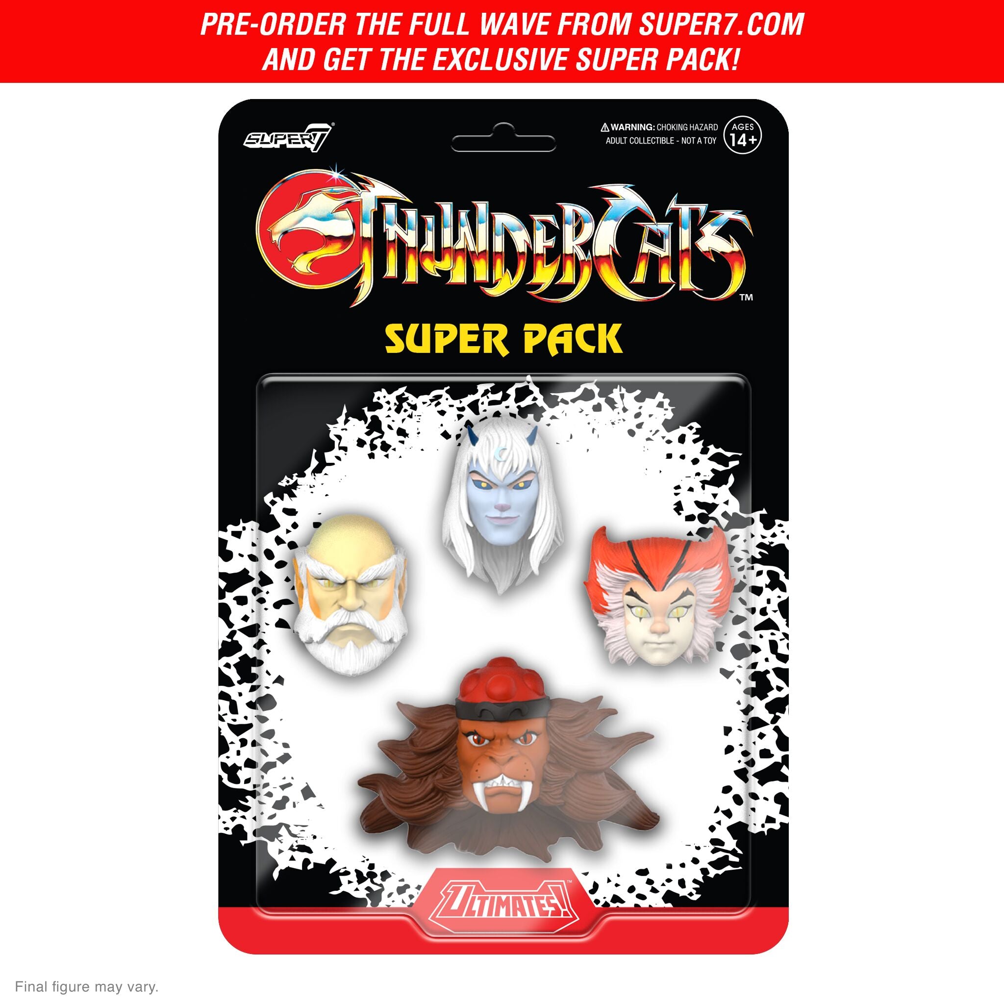 Super7 ThunderCats Ultimates Wave 9 set 4 figurine vintage