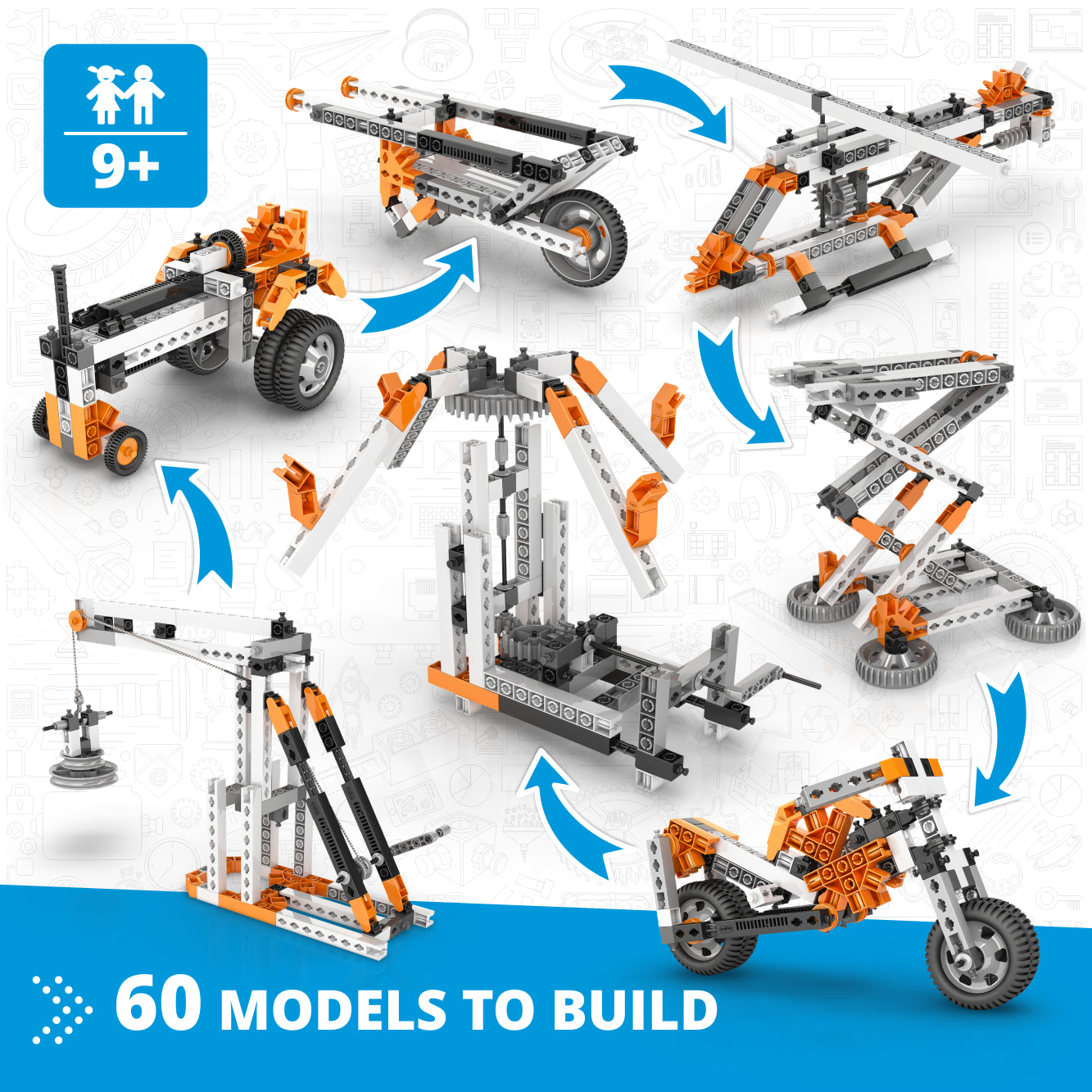 Engino Simple Machines set constructie mecanisme angrenaje