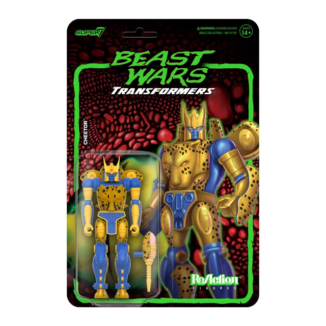 Super7 Transformers ReAction Wave 7 figurina Cheetor 10 cm