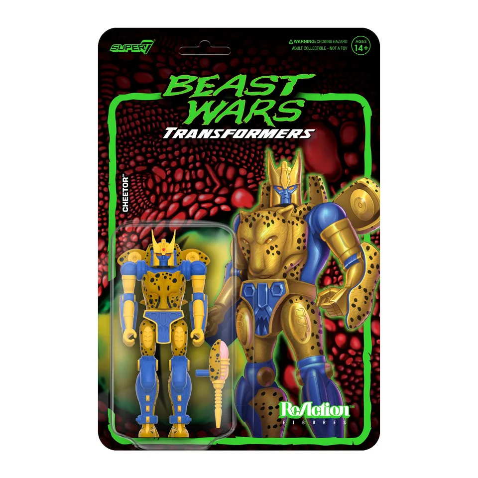 Super7 Transformers ReAction Wave 7 figurina Cheetor 10 cm