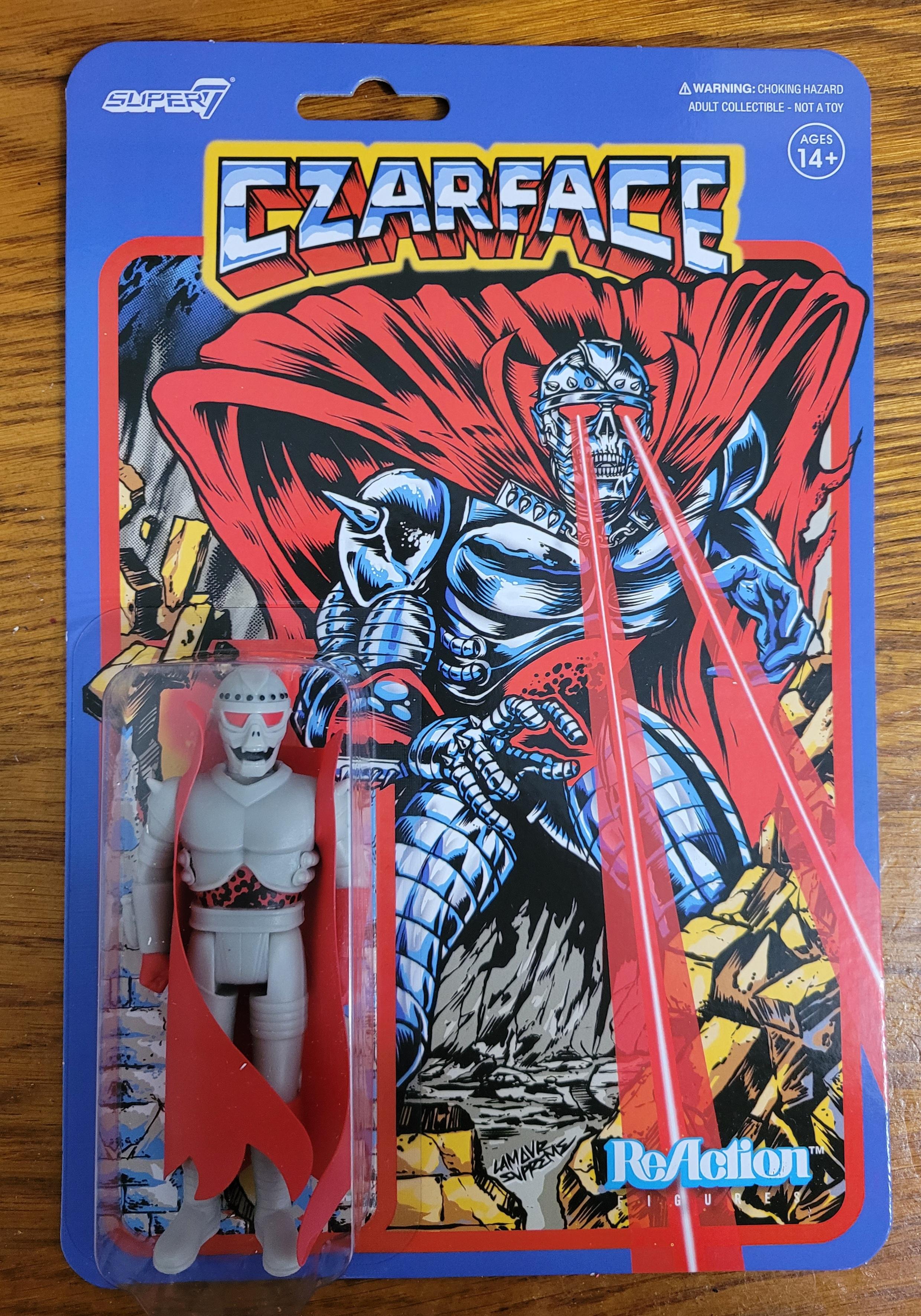 Super7 Czarface ReAction Comic figurina albastra