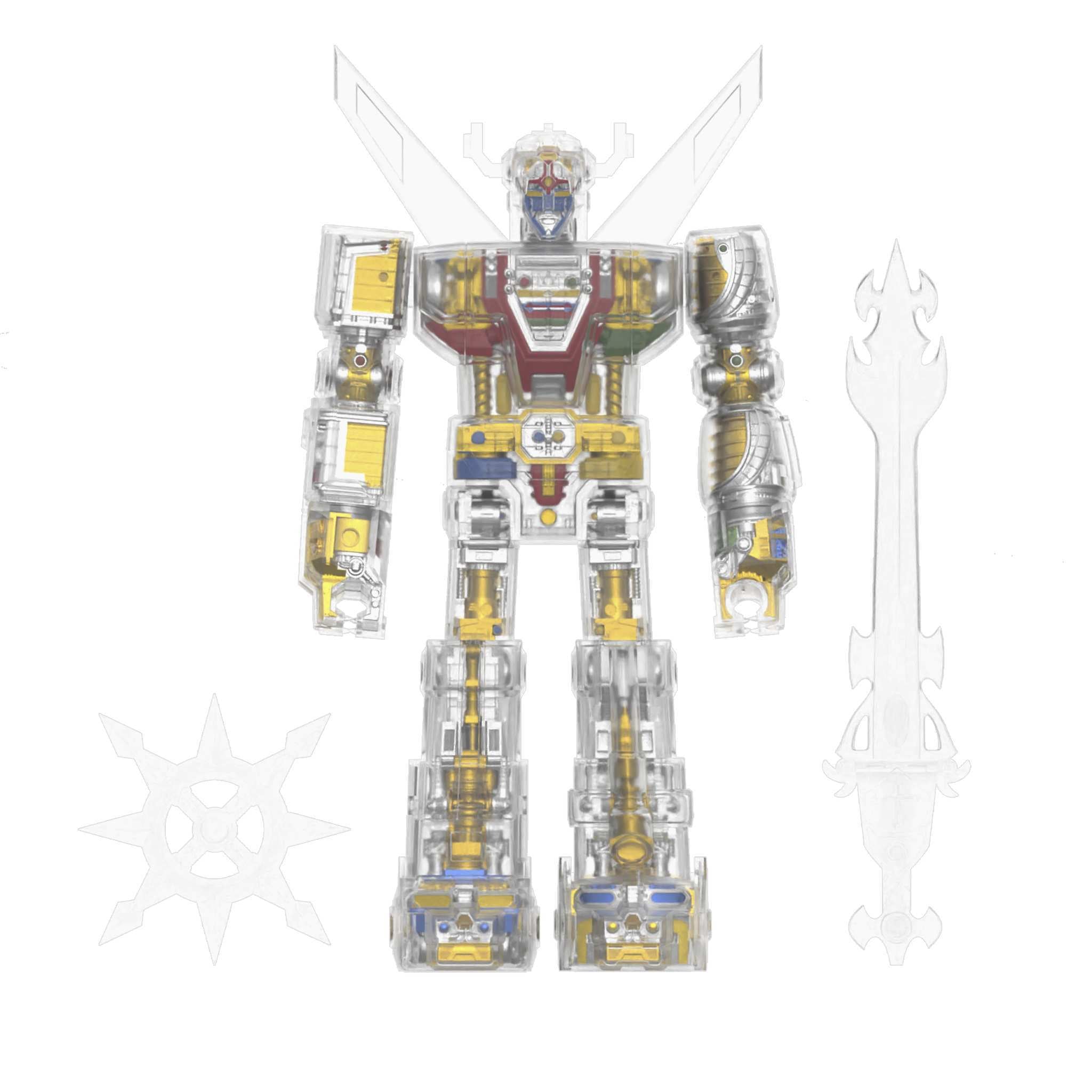 Super7 Super Cyborg Voltron Clear figurina robot 28cm