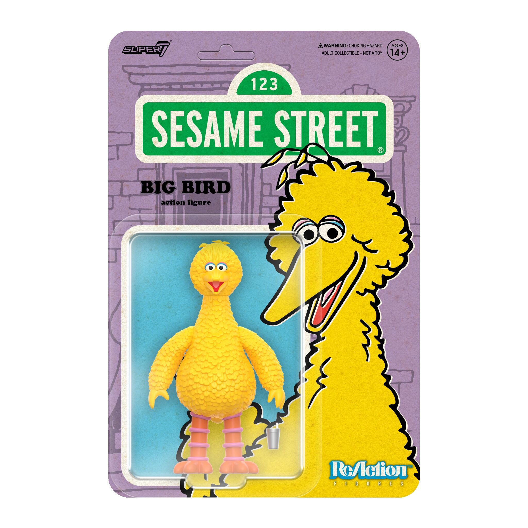 Super7 Sesame Street Wave 3 set 4 figurine articulate