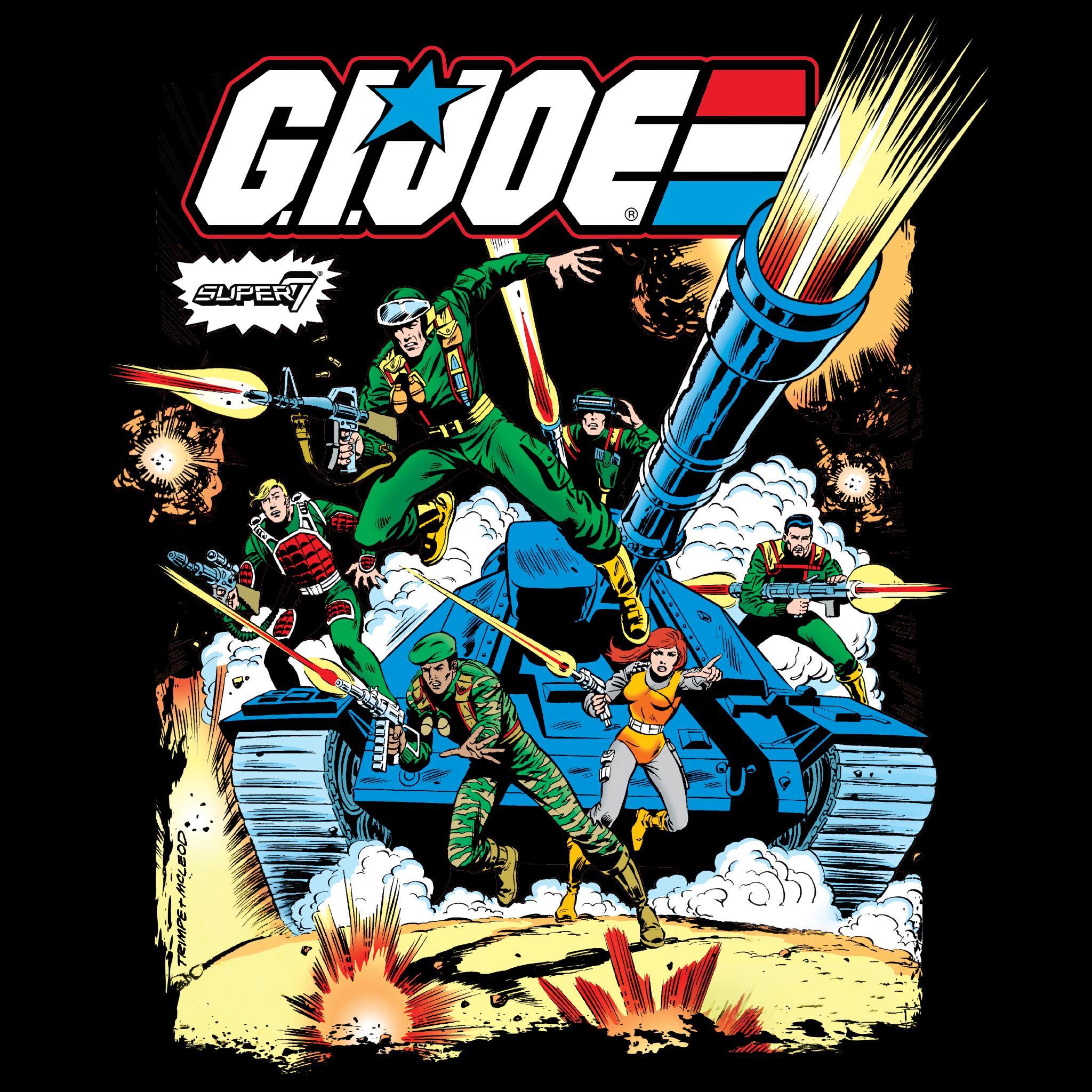 Super7 G.I. Joe Classic Poster tricou negru bumbac
