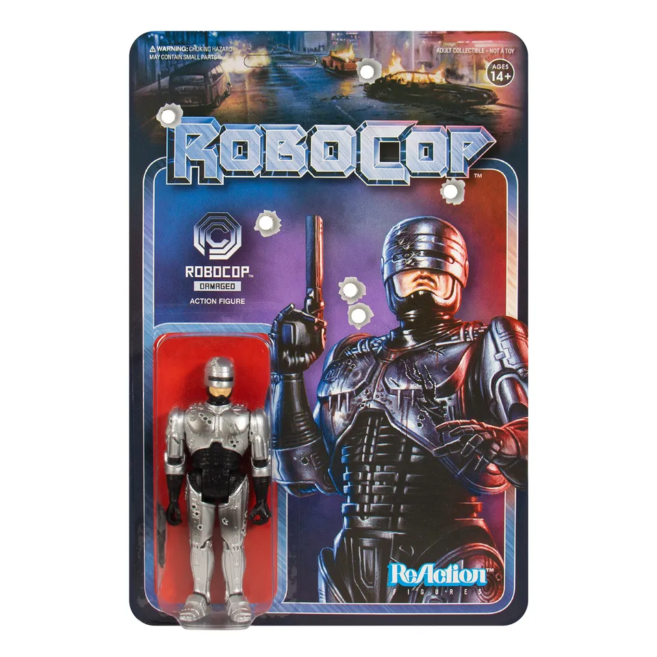 Super7 ReAction Robocop Battle Damaged figurina 9,5cm