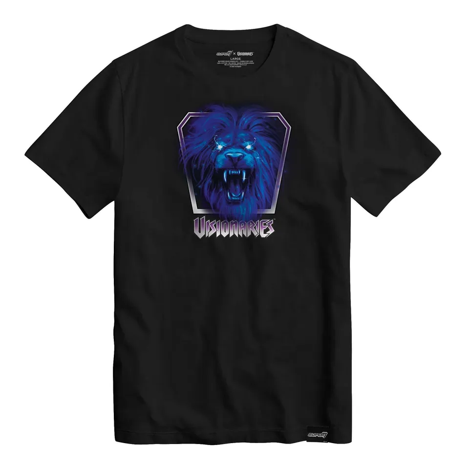 Super7 Visionaries Leoric tricou negru bumbac