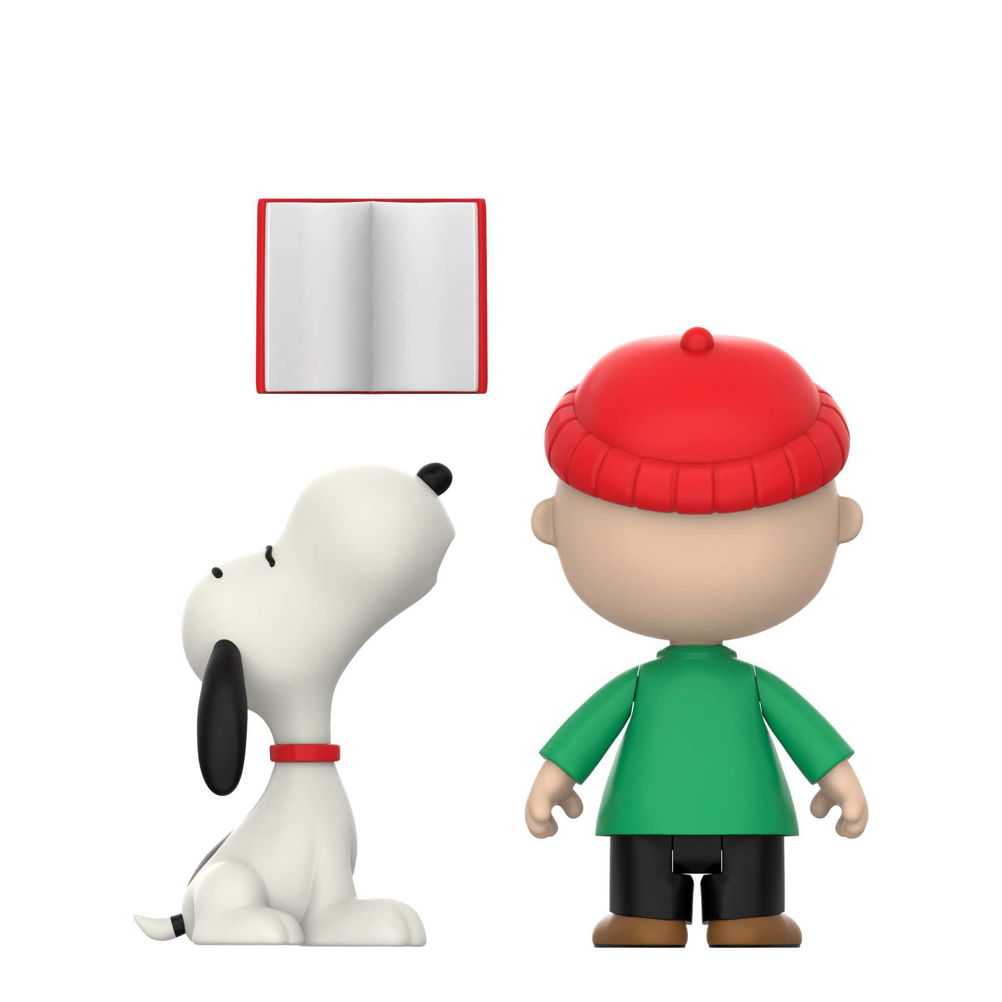 Super7 Peanuts Charlie Brown Snoopy figurine colindatori 2-pack