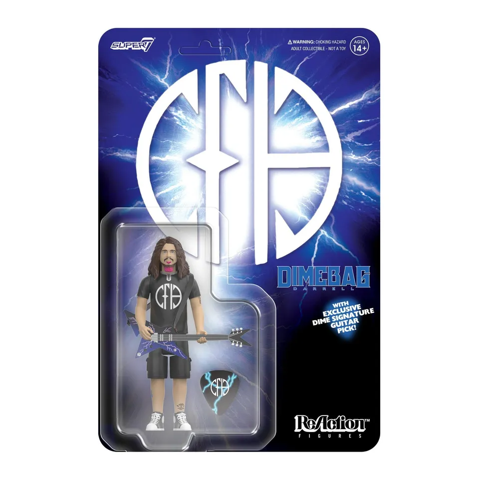 Super7 Dimebag Darrell CFH ReAction figurina 9,5 cm