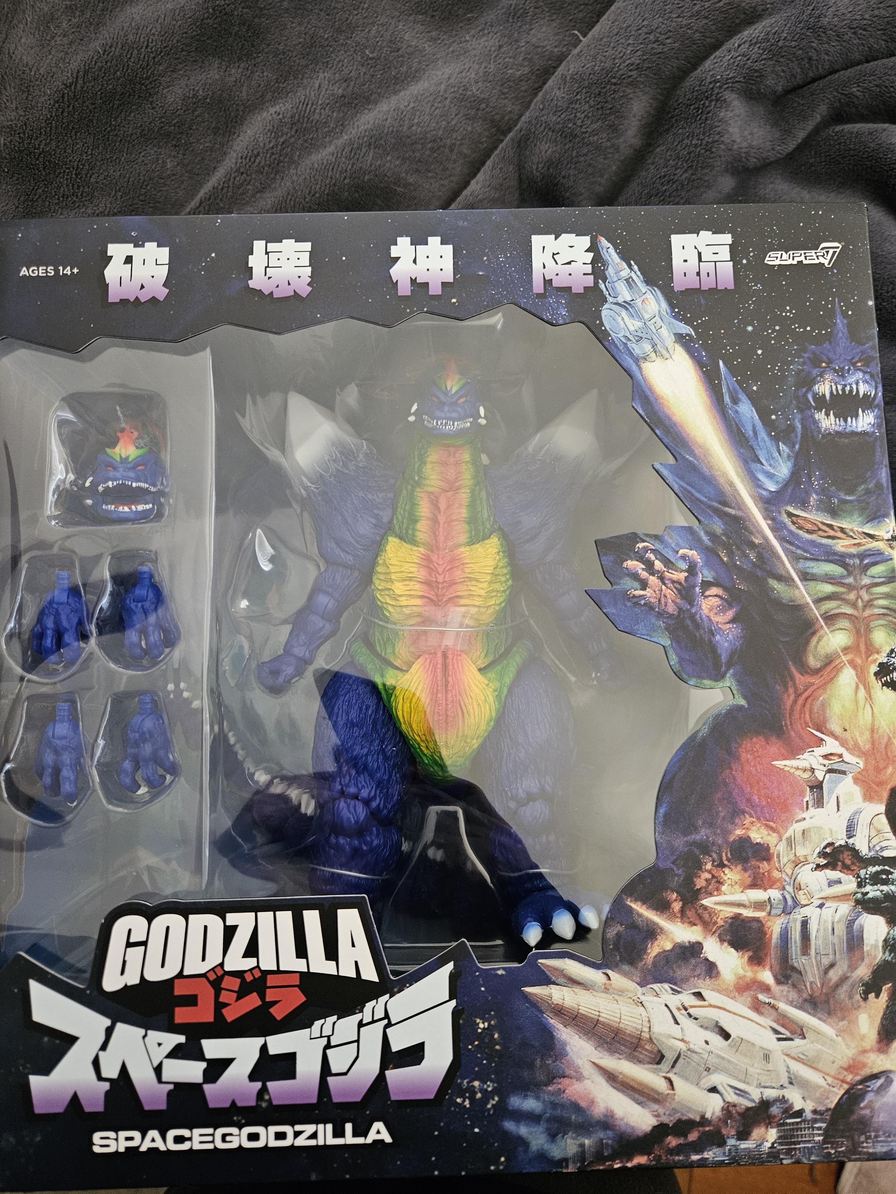 Super7 Ultimates SpaceGodzilla figurina poster 21 cm
