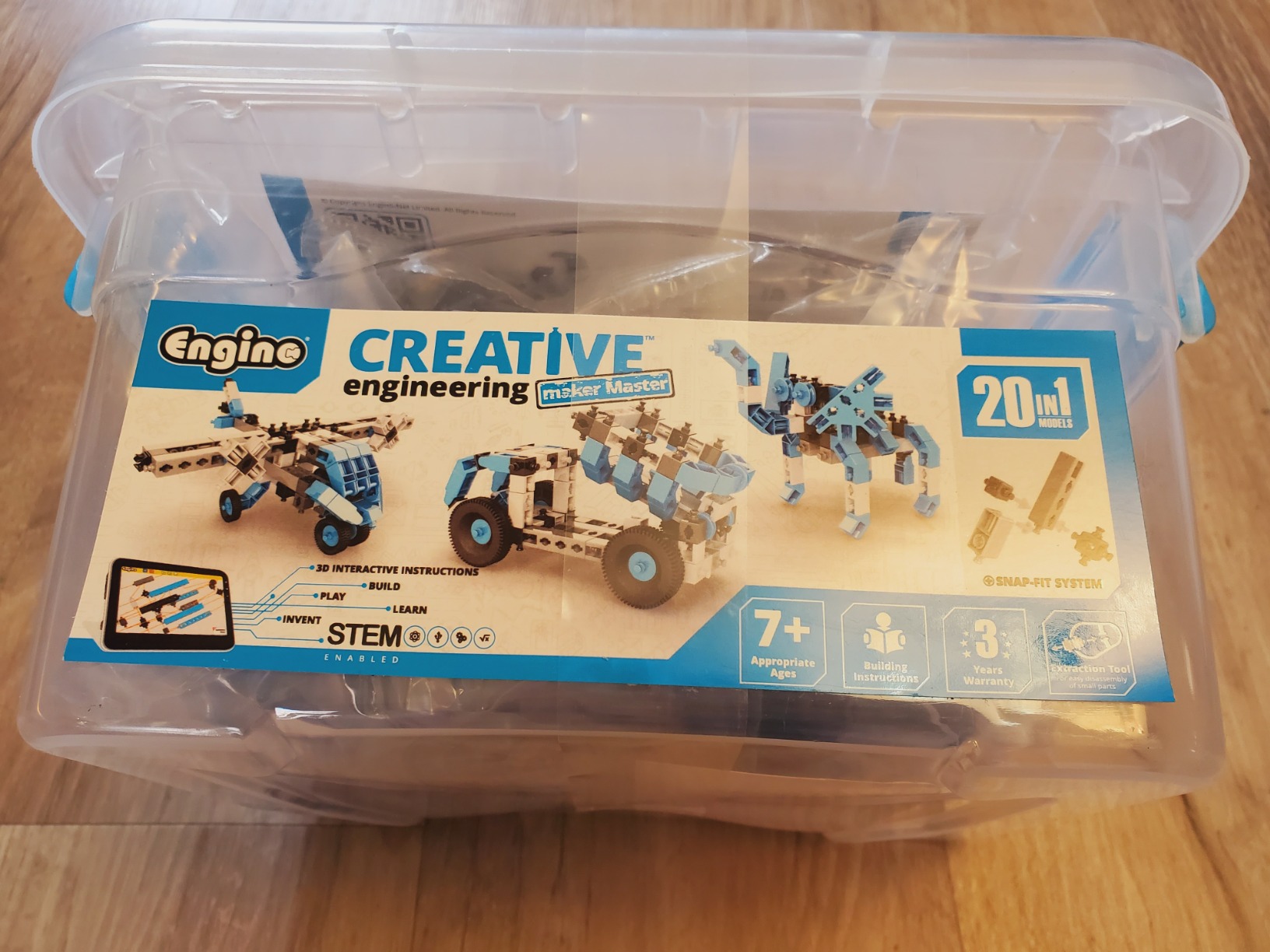 Engino Creative Engineering Maker Master 20 in 1 set 143 piese vehicule